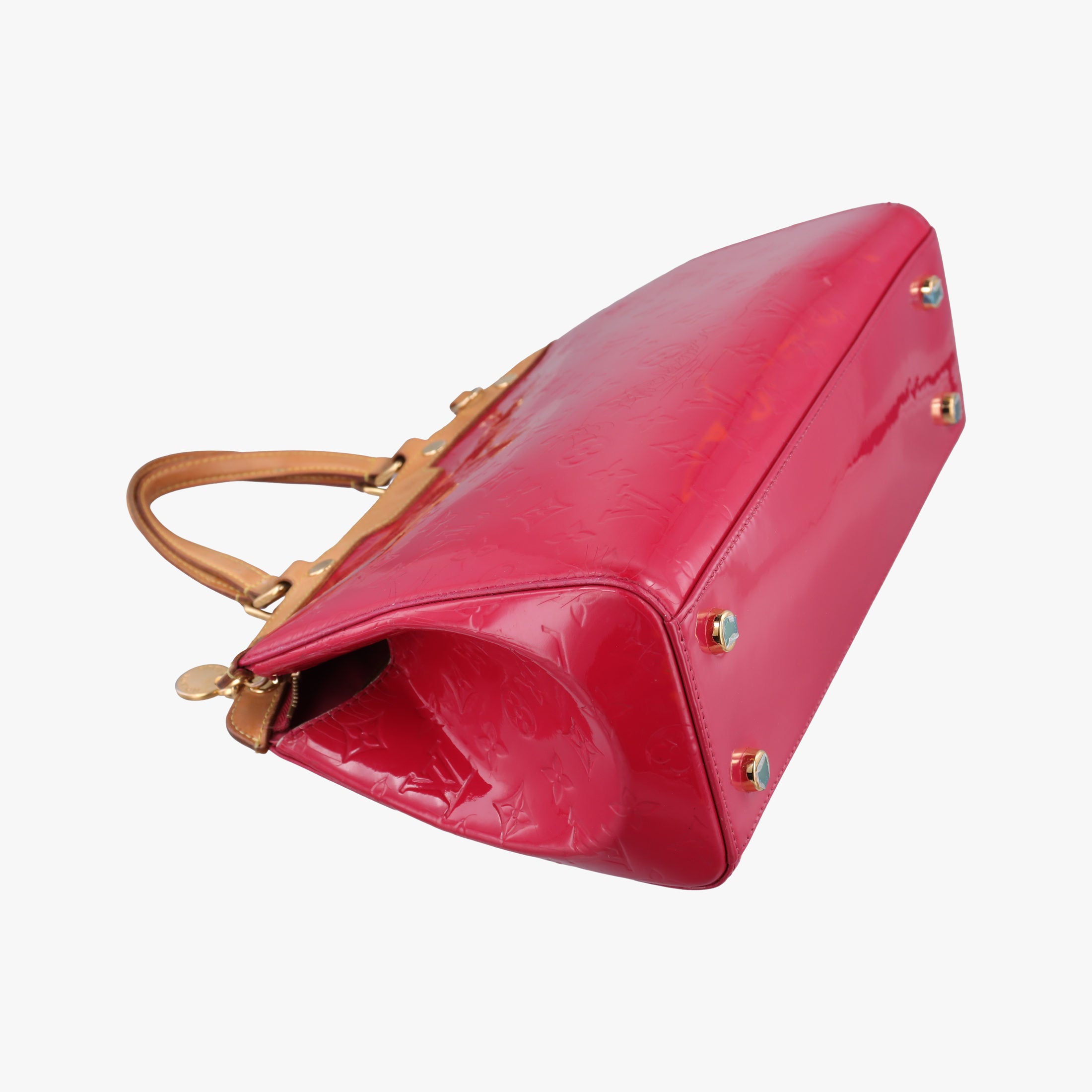 Pre-owned Louis Vuitton Brea MM ROSE INDIEN Vernis M91798 shoulderbag | stylenewstar