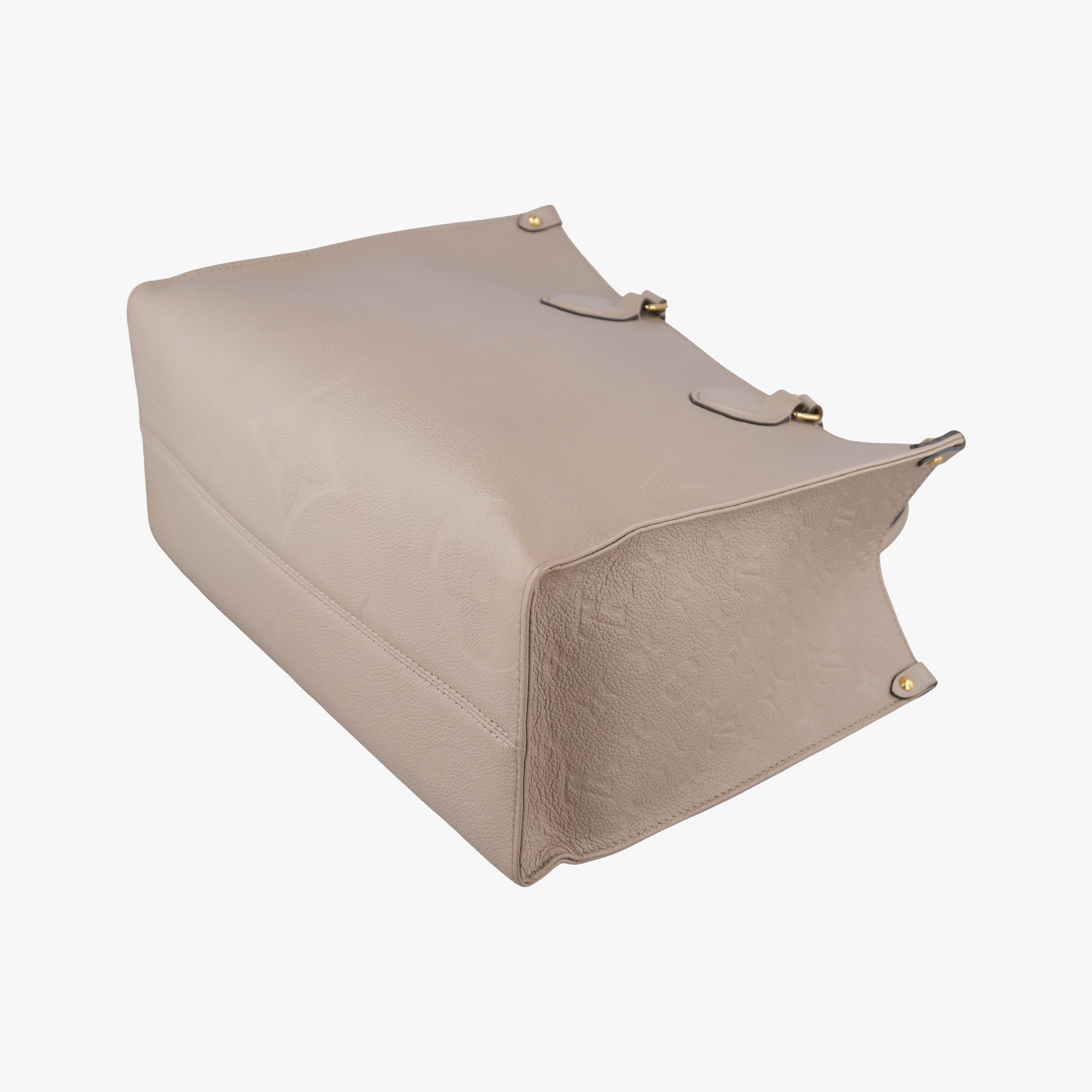 Pre-owned Louis Vuitton OntheGo MM Beige Monogram Empreinte M45607 shoulderbag | stylenewstar