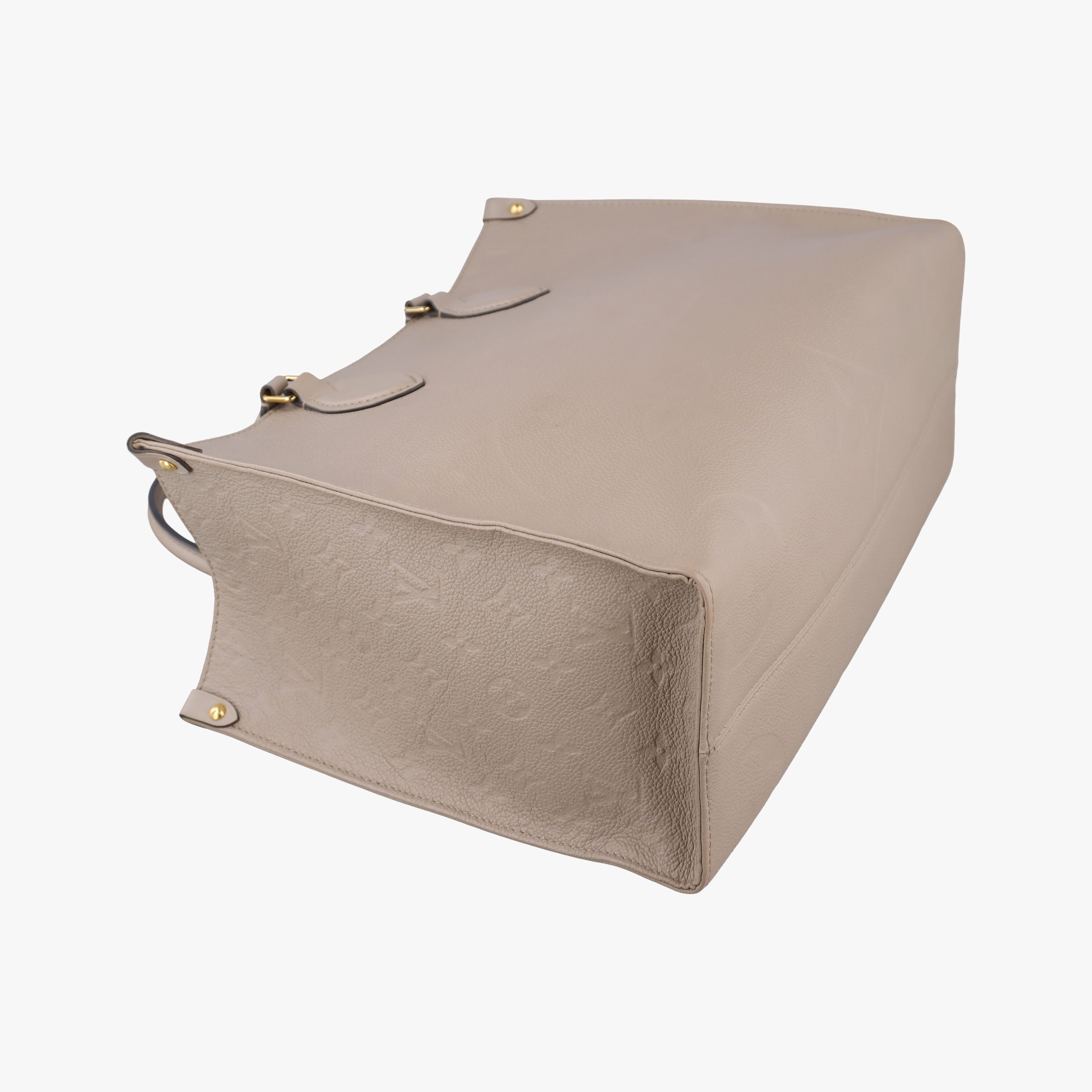 Pre-owned Louis Vuitton OntheGo MM Beige Monogram Empreinte M45607 shoulderbag | stylenewstar