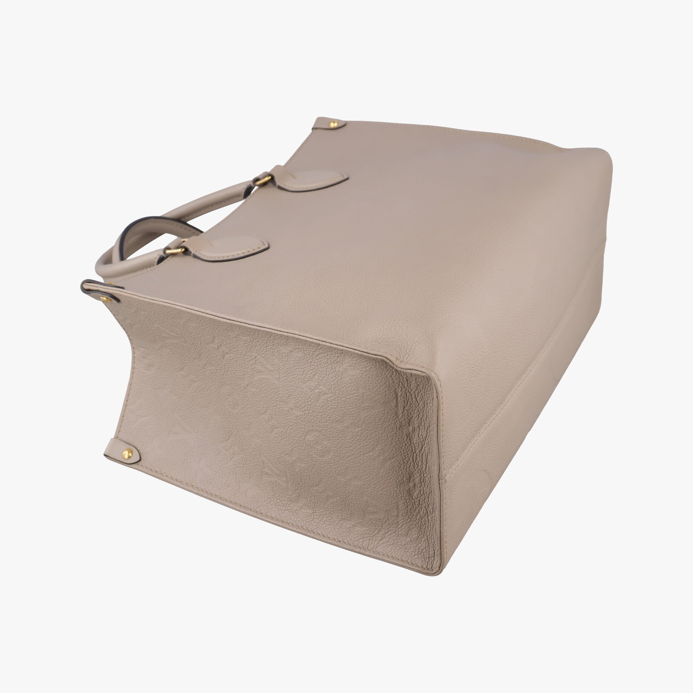 Pre-owned Louis Vuitton OntheGo MM Beige Monogram Empreinte M45607 shoulderbag | stylenewstar