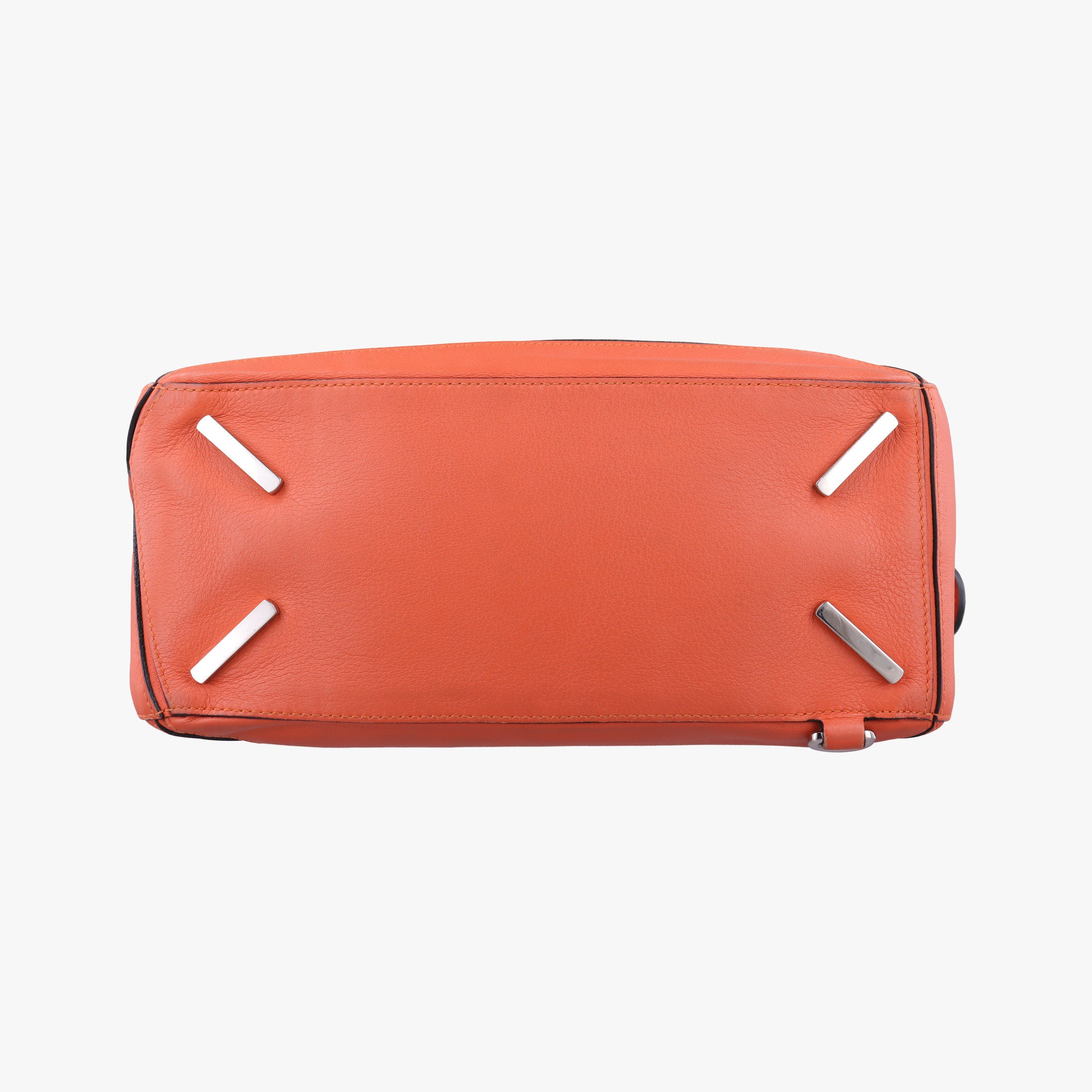 Pre-owned Loewe Puzzle Bag Medium Orange Leather  shoulderbag | stylenewstar