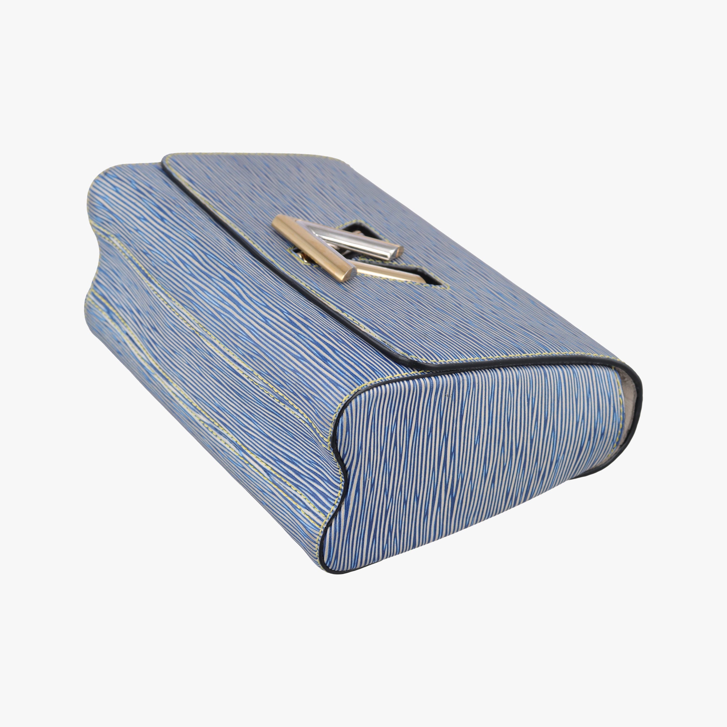 Vintage Louis Vuitton Portefeuille Twist Denim blue Epi M61036 shoulderbag | stylenewstar