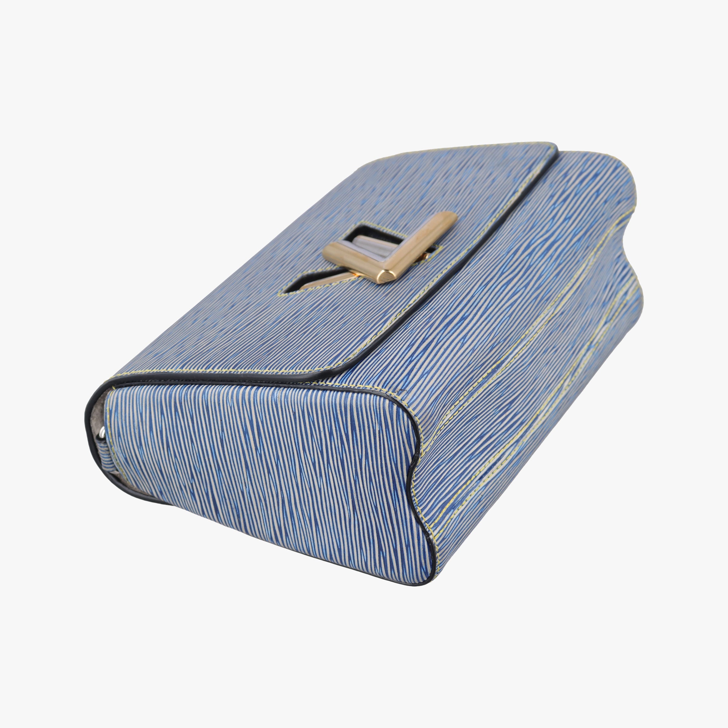 Vintage Louis Vuitton Portefeuille Twist Denim blue Epi M61036 shoulderbag | stylenewstar