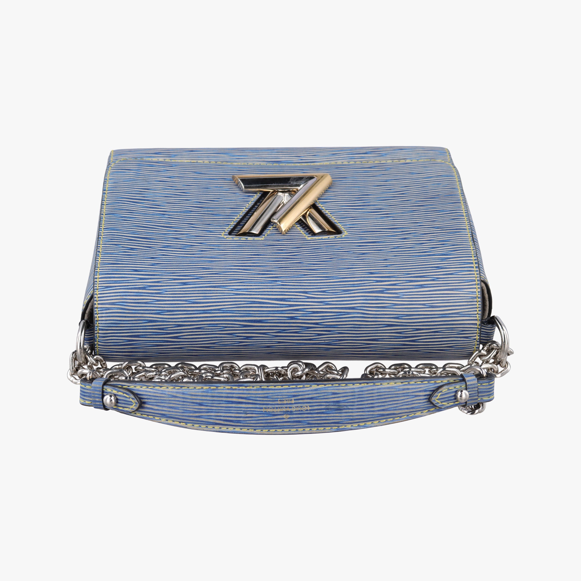 Vintage Louis Vuitton Portefeuille Twist Denim blue Epi M61036 shoulderbag | stylenewstar