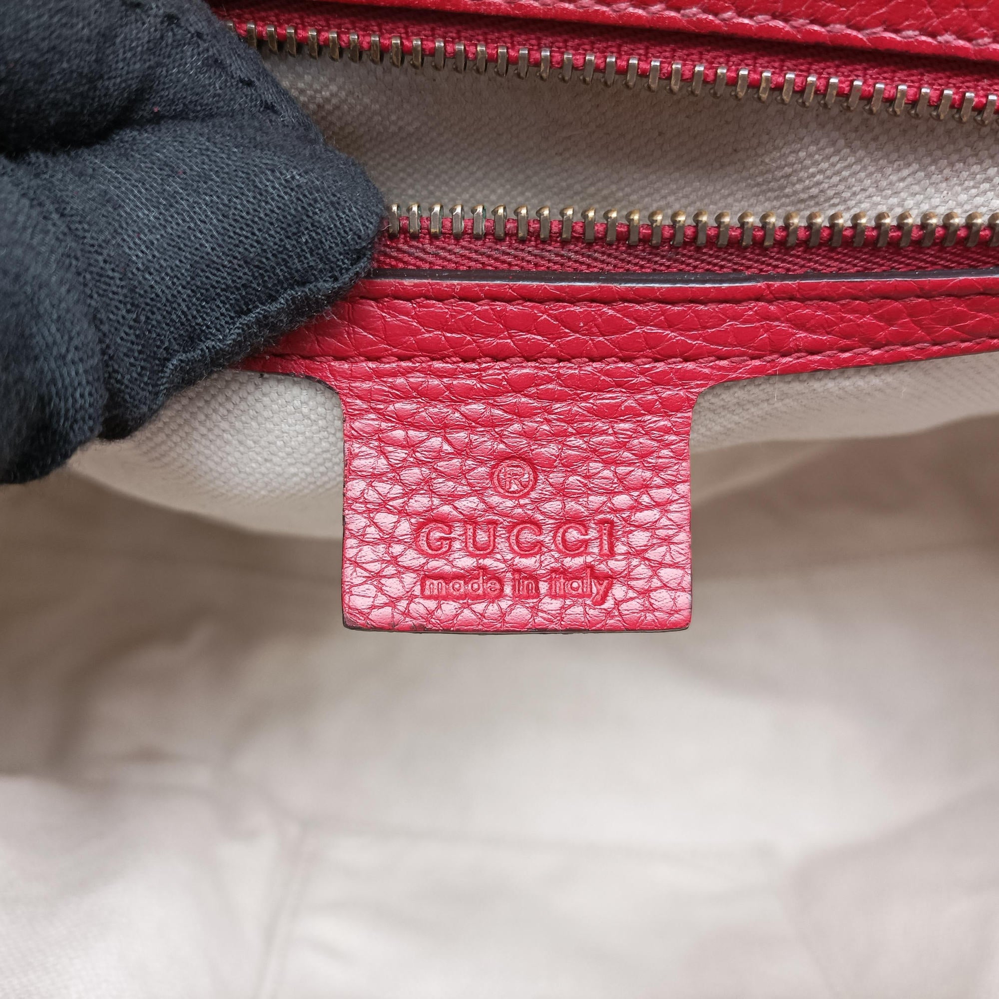 Vintage Gucci GG Marmont Red Leather 421890 shoulderbag | stylenewstar