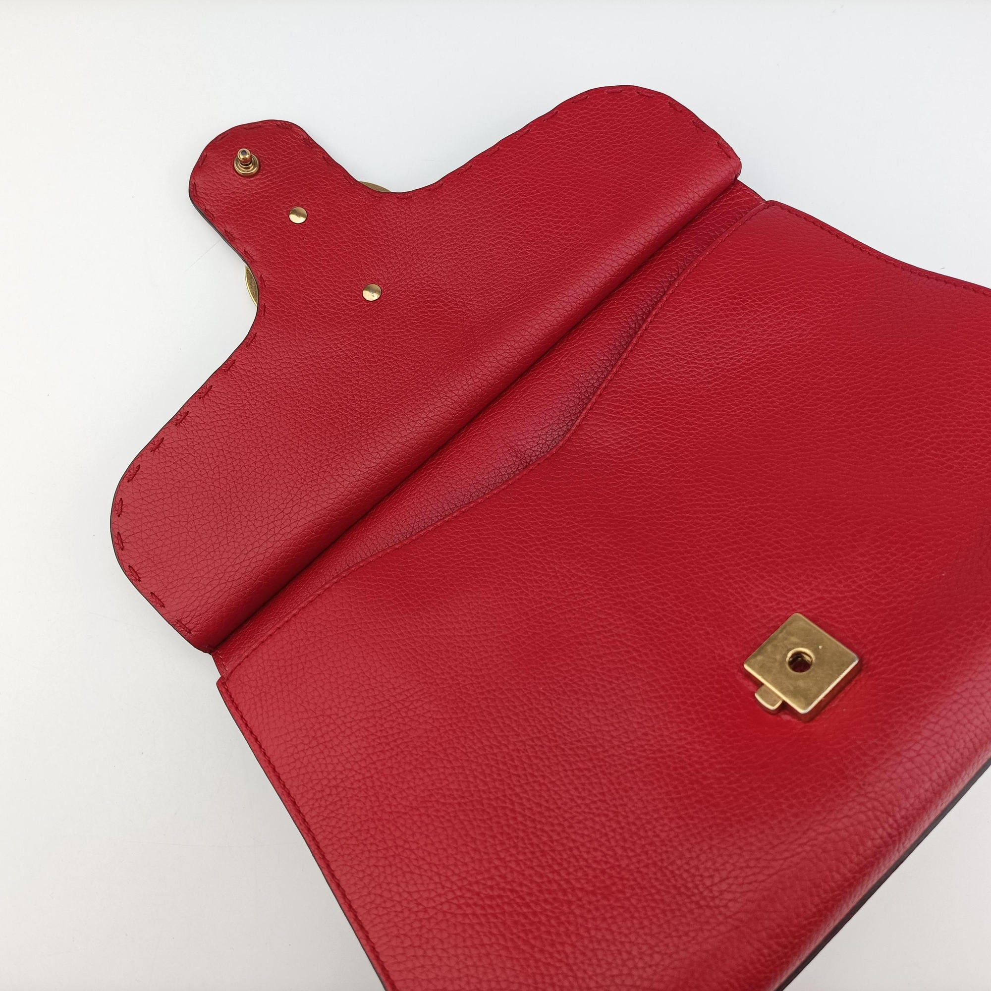 Vintage Gucci GG Marmont Red Leather 421890 shoulderbag | stylenewstar