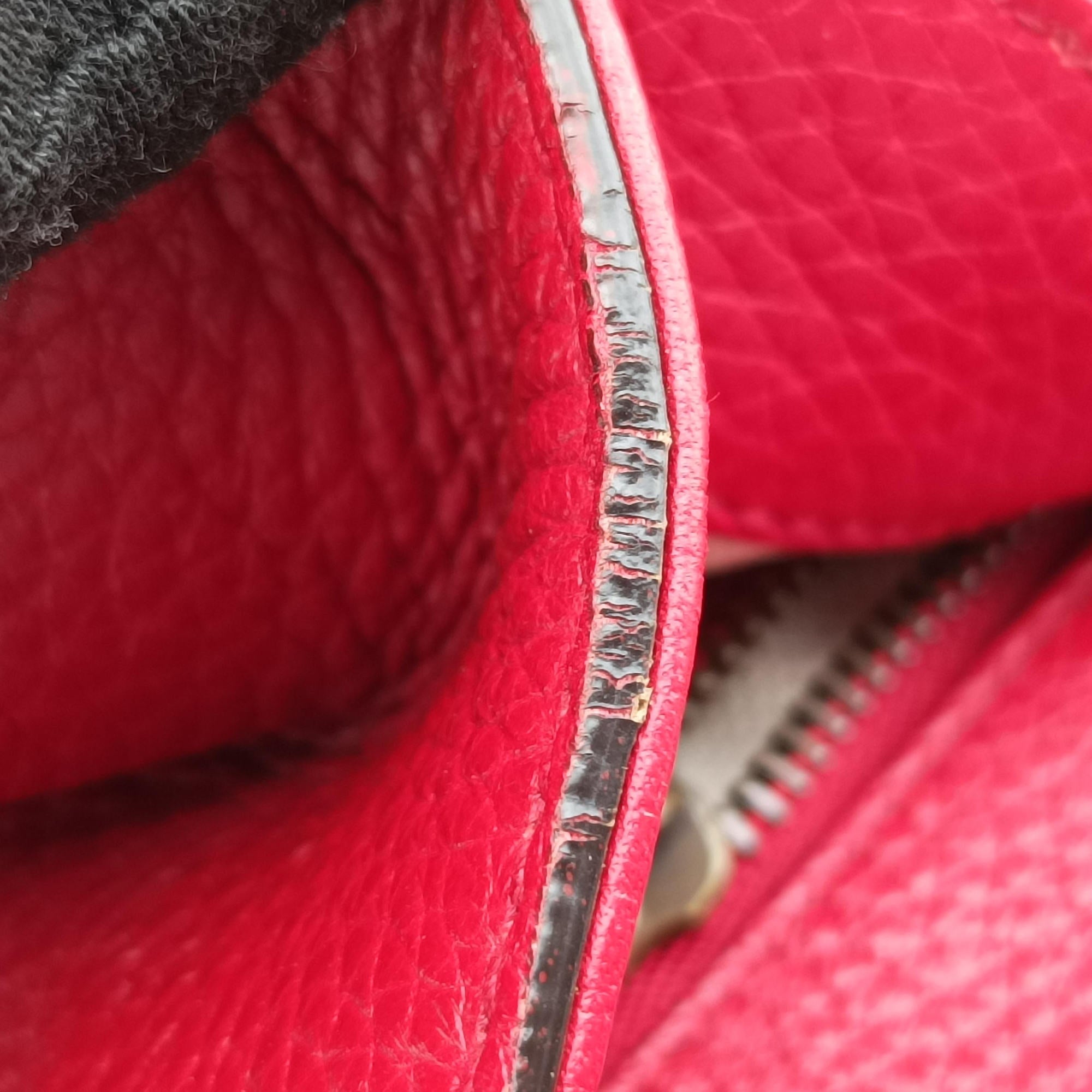 Vintage Gucci GG Marmont Red Leather 421890 shoulderbag | stylenewstar