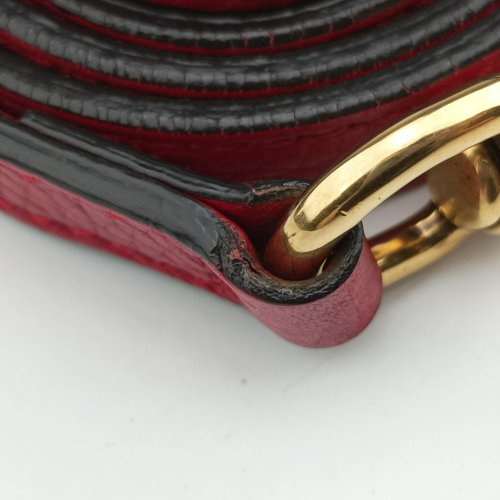 Vintage Gucci GG Marmont Red Leather 421890 shoulderbag | stylenewstar