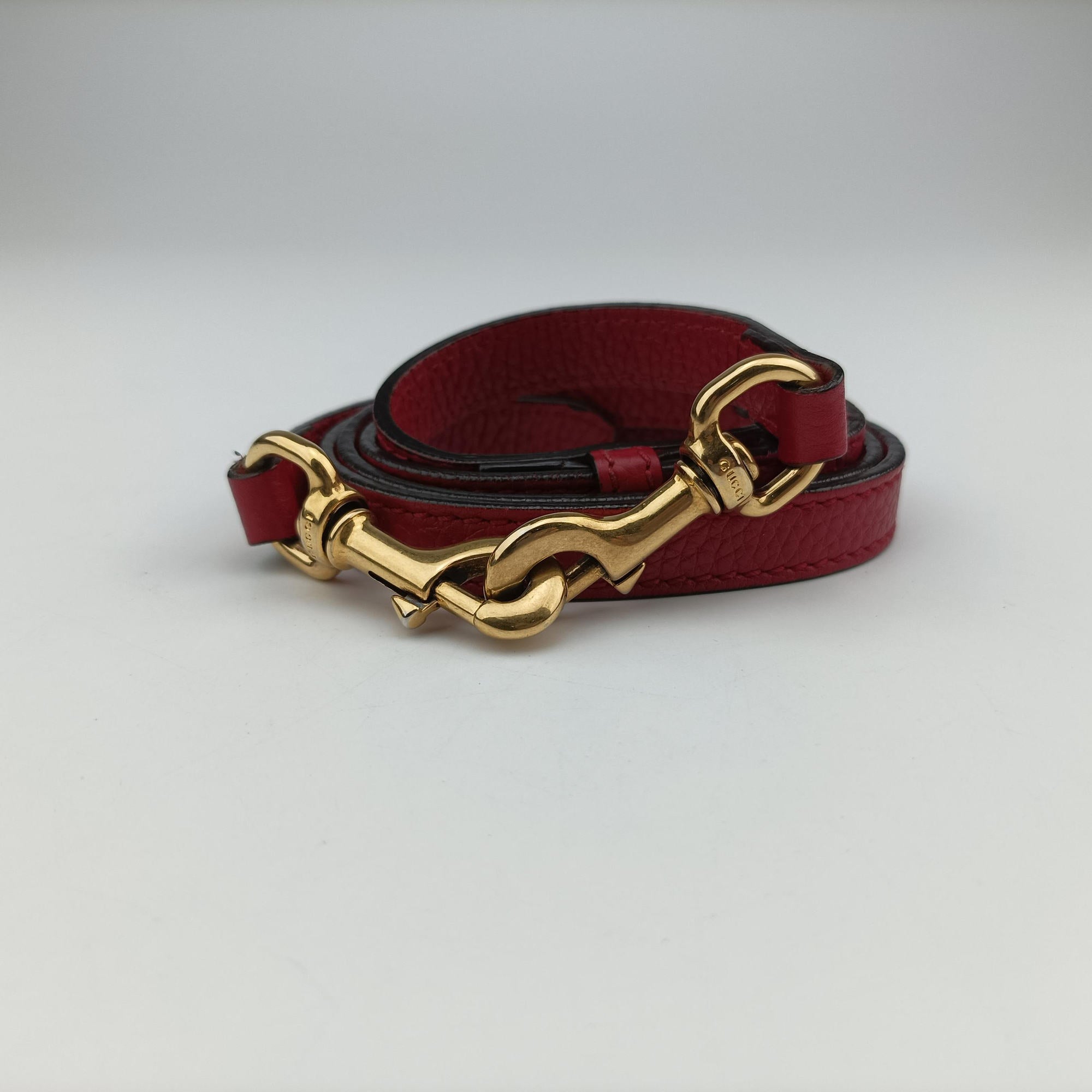 Vintage Gucci GG Marmont Red Leather 421890 shoulderbag | stylenewstar