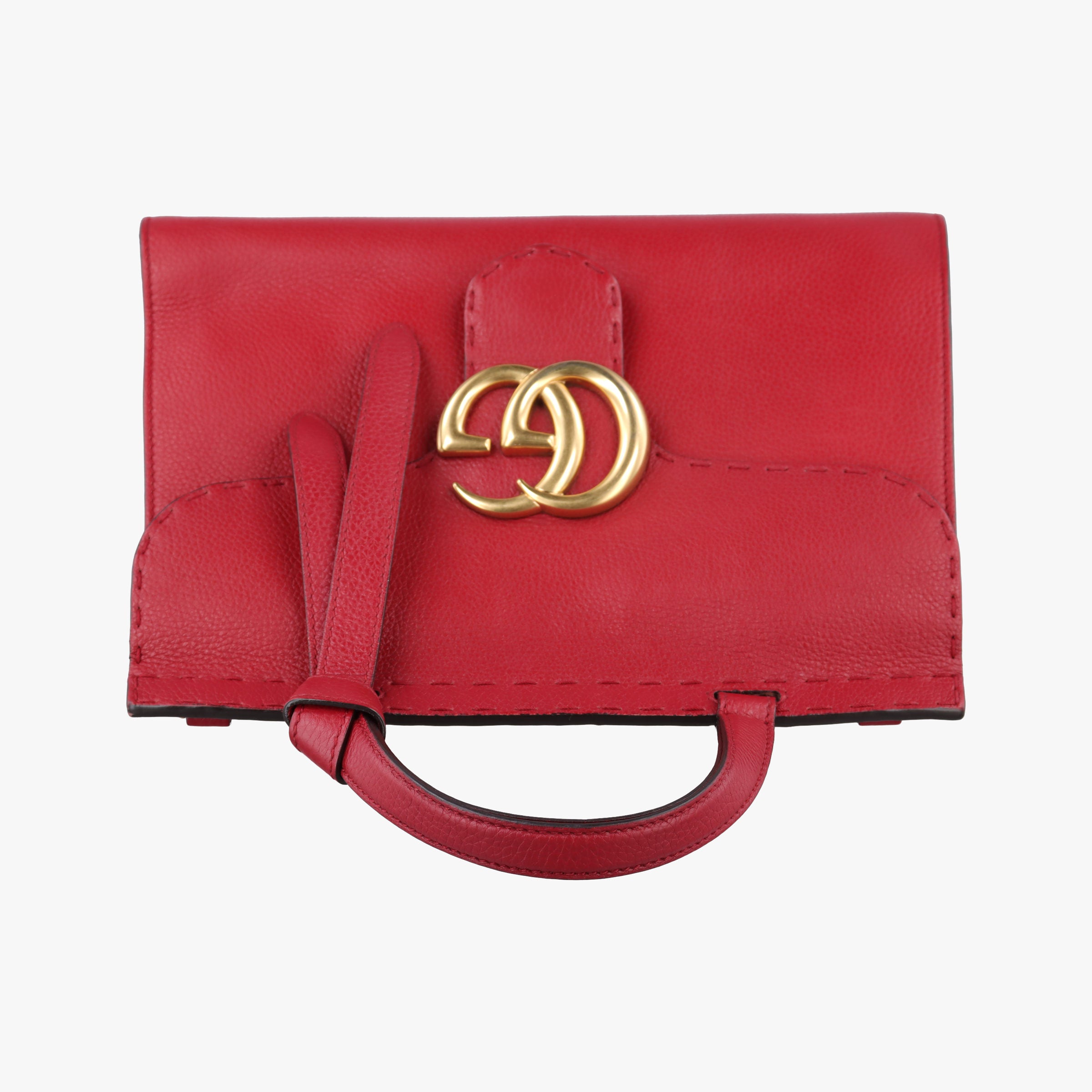 Vintage Gucci GG Marmont Red Leather 421890 shoulderbag | stylenewstar