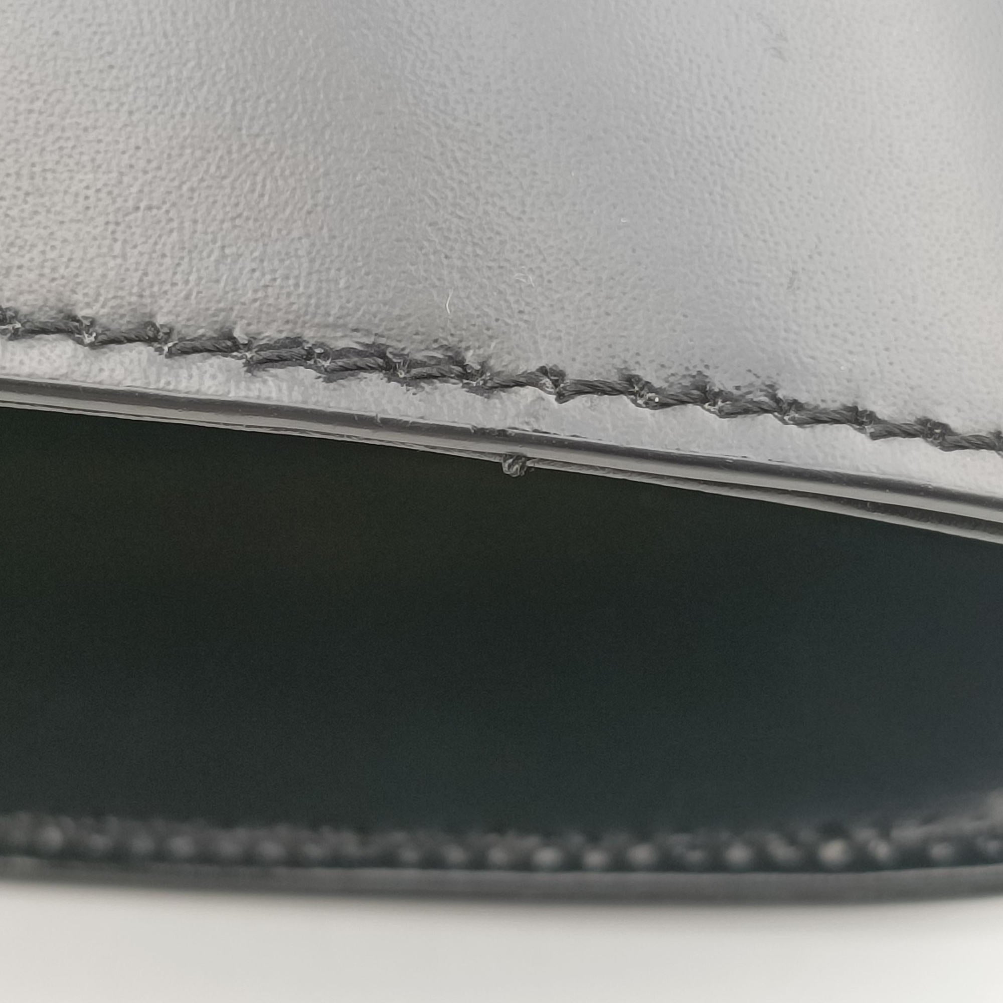 Pre-owned Celine Small Bucket Cuir Triomphe Black Smooth Calfskin 110423 shoulderbag | stylenewstar