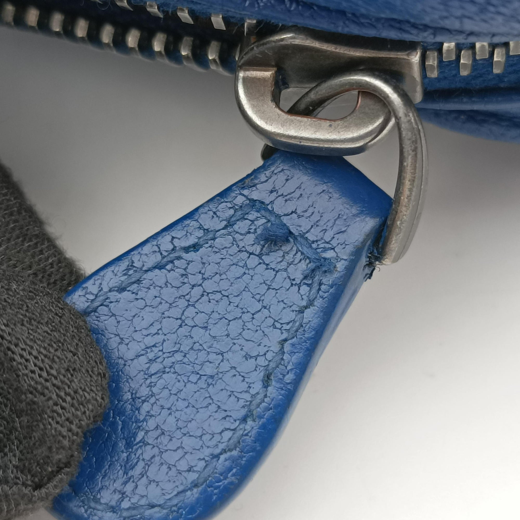 Pre-owned Bottega Veneta Intrecciato Blue lambskin  shoulderbag | stylenewstar
