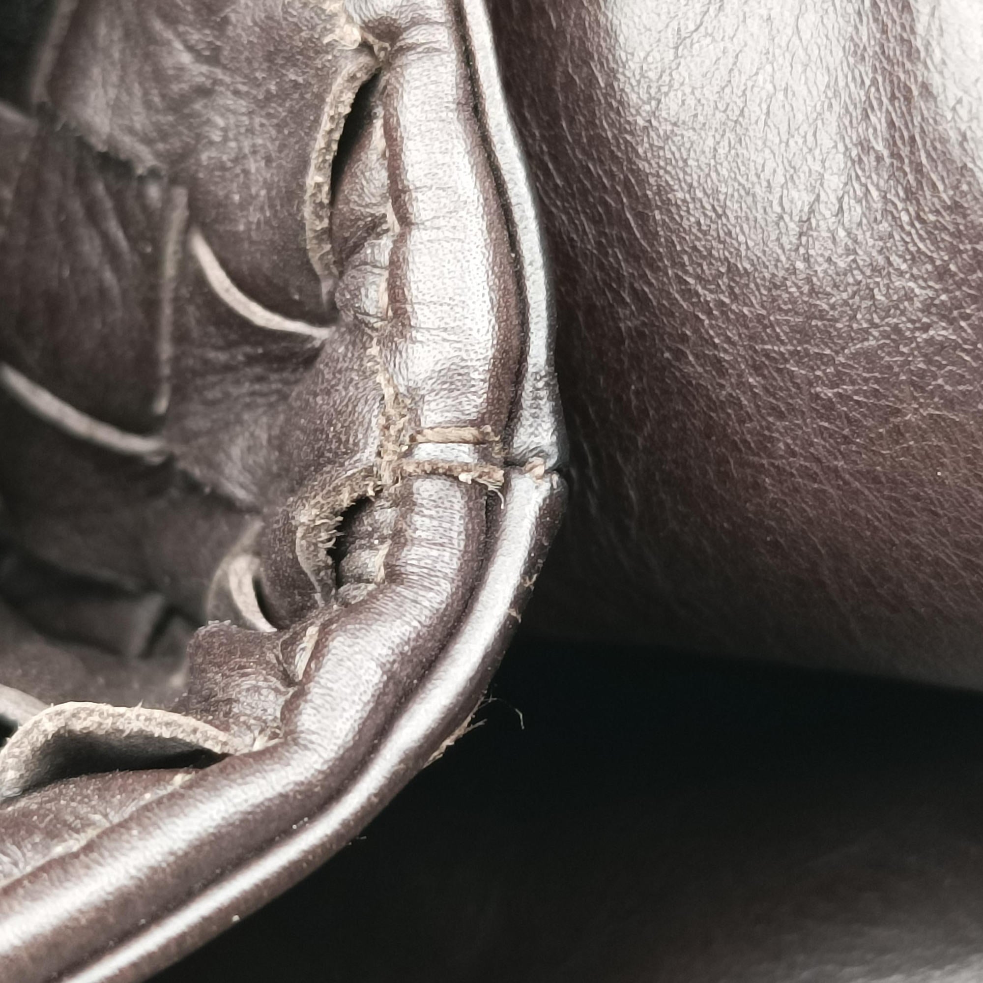 Pre-owned Bottega Veneta Intrecciato Brown lambskin  handbag | stylenewstar