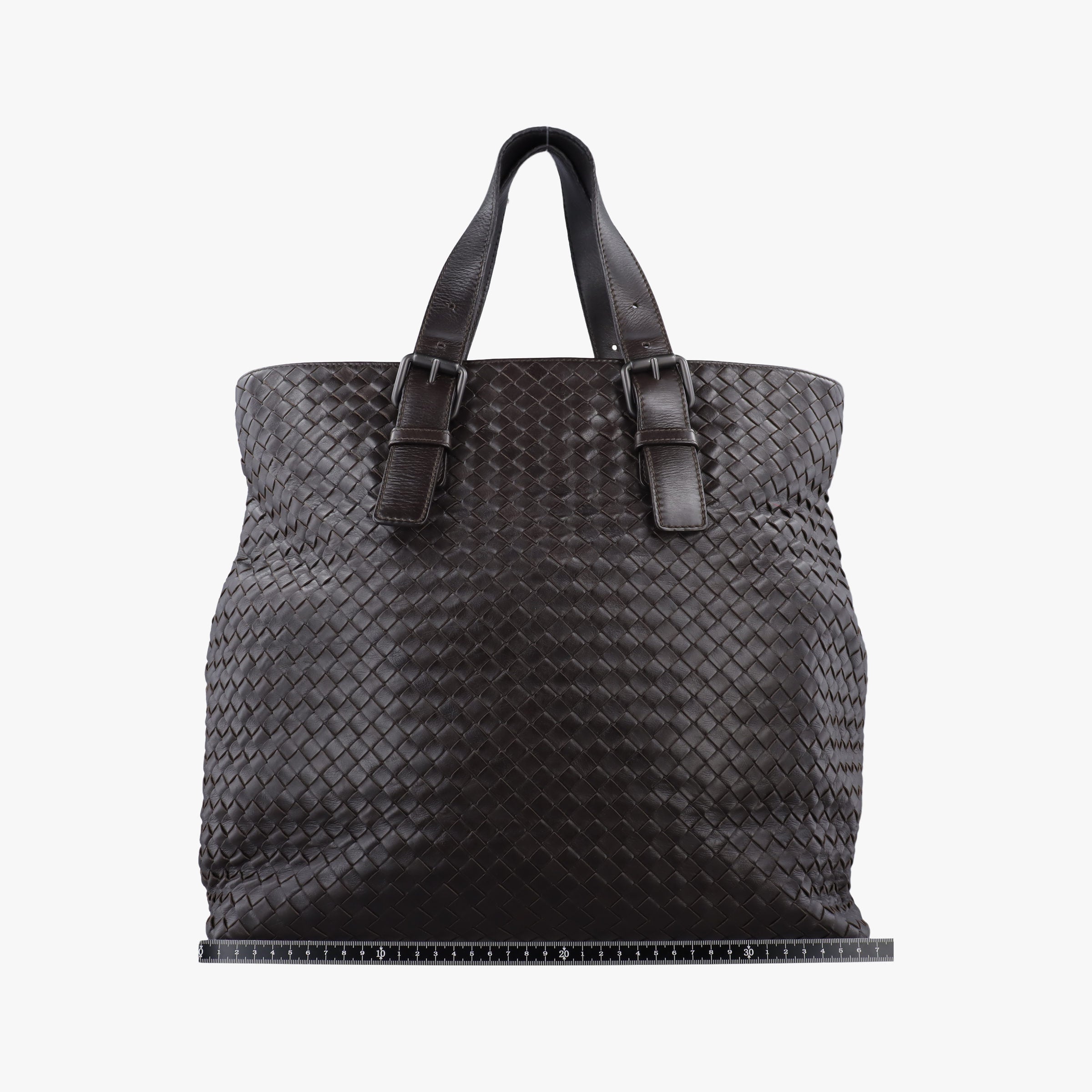 Pre-owned Bottega Veneta Intrecciato Brown lambskin  handbag | stylenewstar