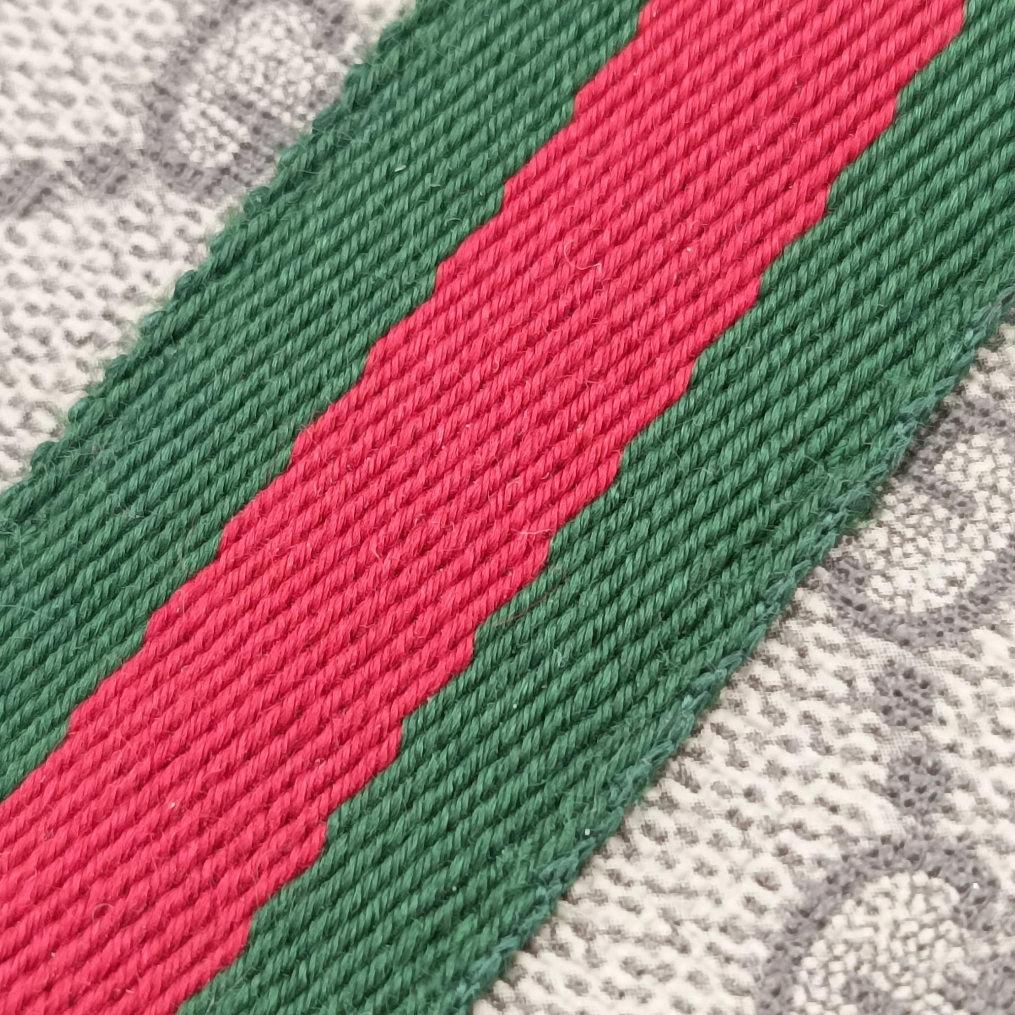 Pre-owned Gucci OPHIDIA Brown×red×green PVC coated canvas×leather 517350 shoulderbag | stylenewstar