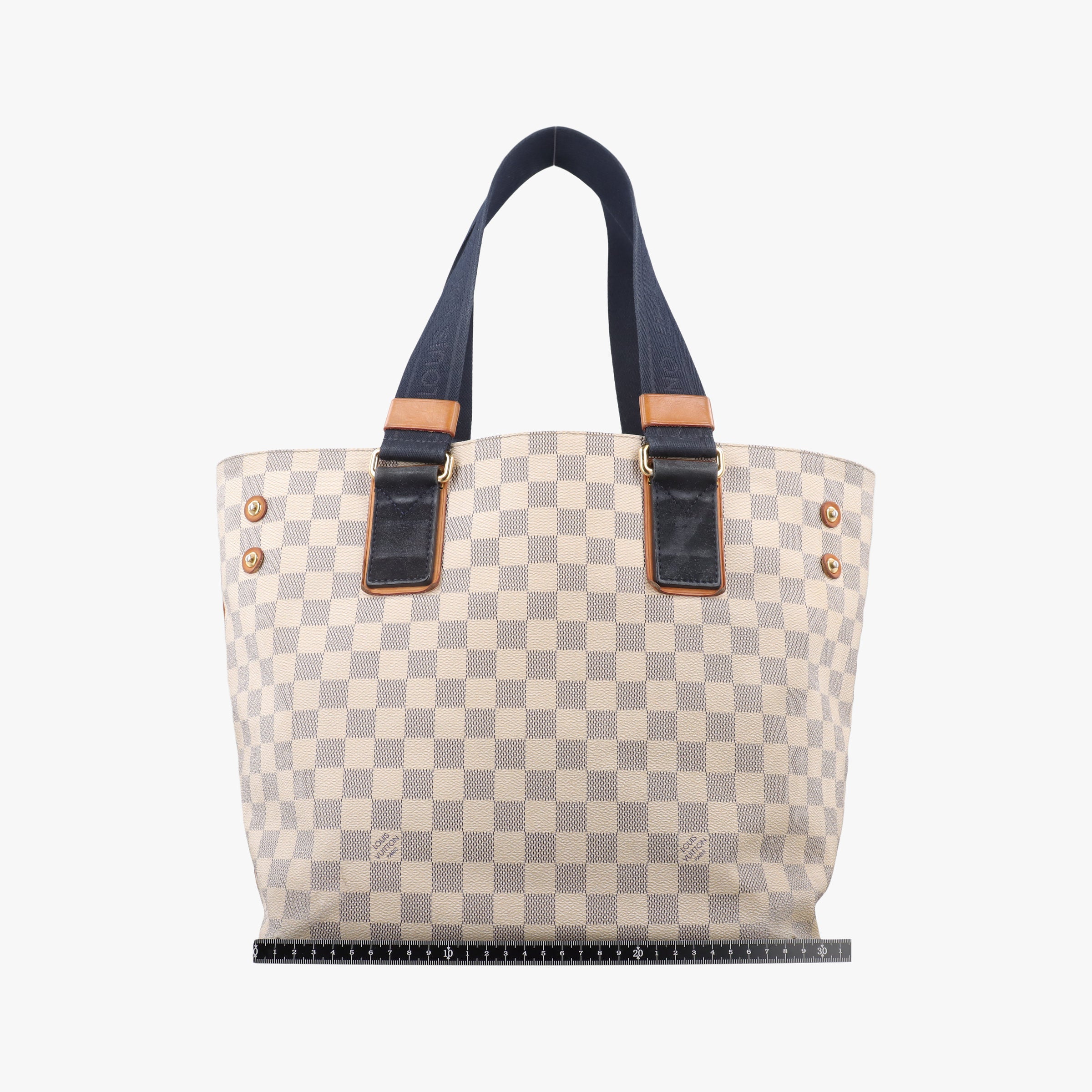 Pre-owned Louis Vuitton Plein Soleil Cabas PM AZUR Damier Canvas N41179 handbag | stylenewstar