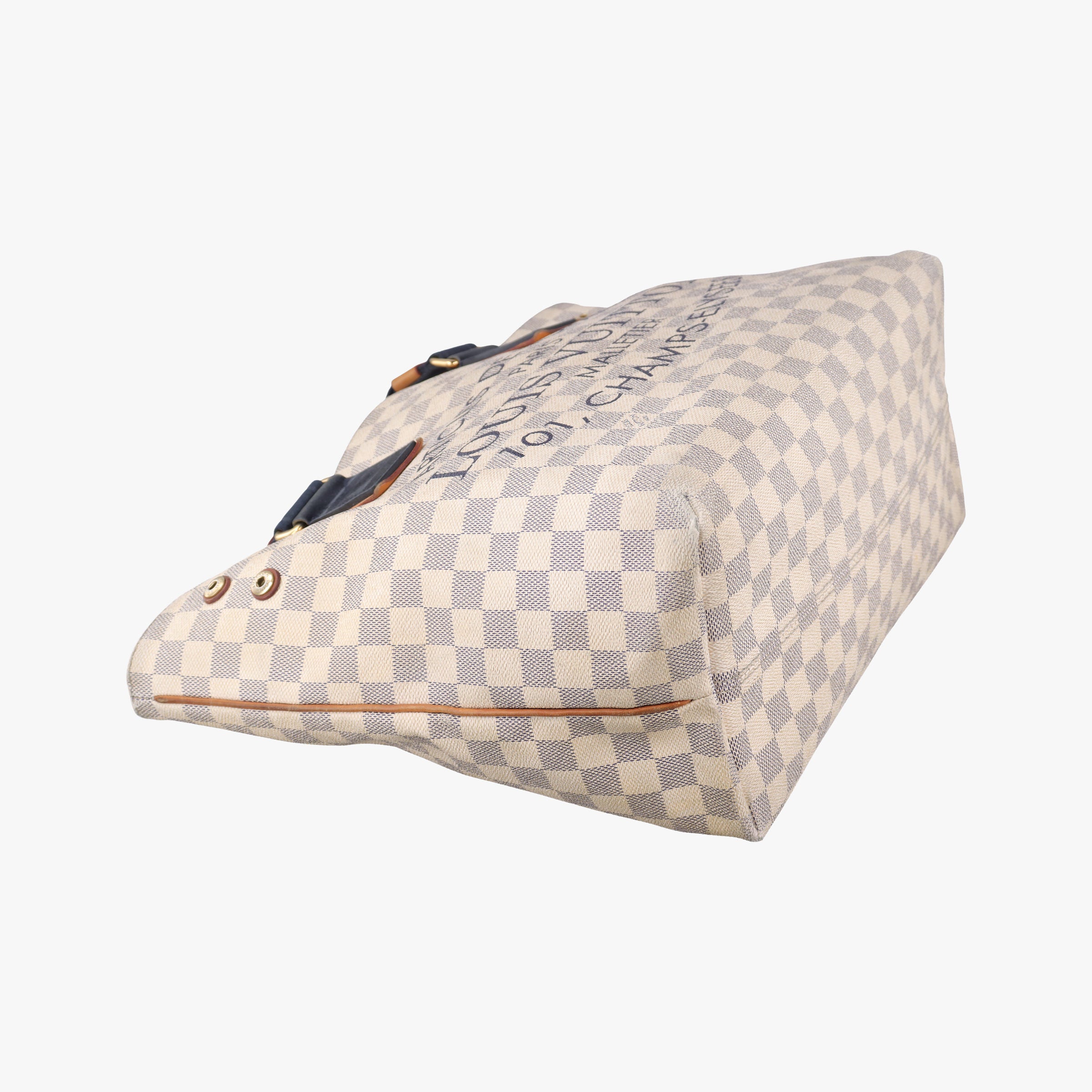 Pre-owned Louis Vuitton Plein Soleil Cabas PM AZUR Damier Canvas N41179 handbag | stylenewstar