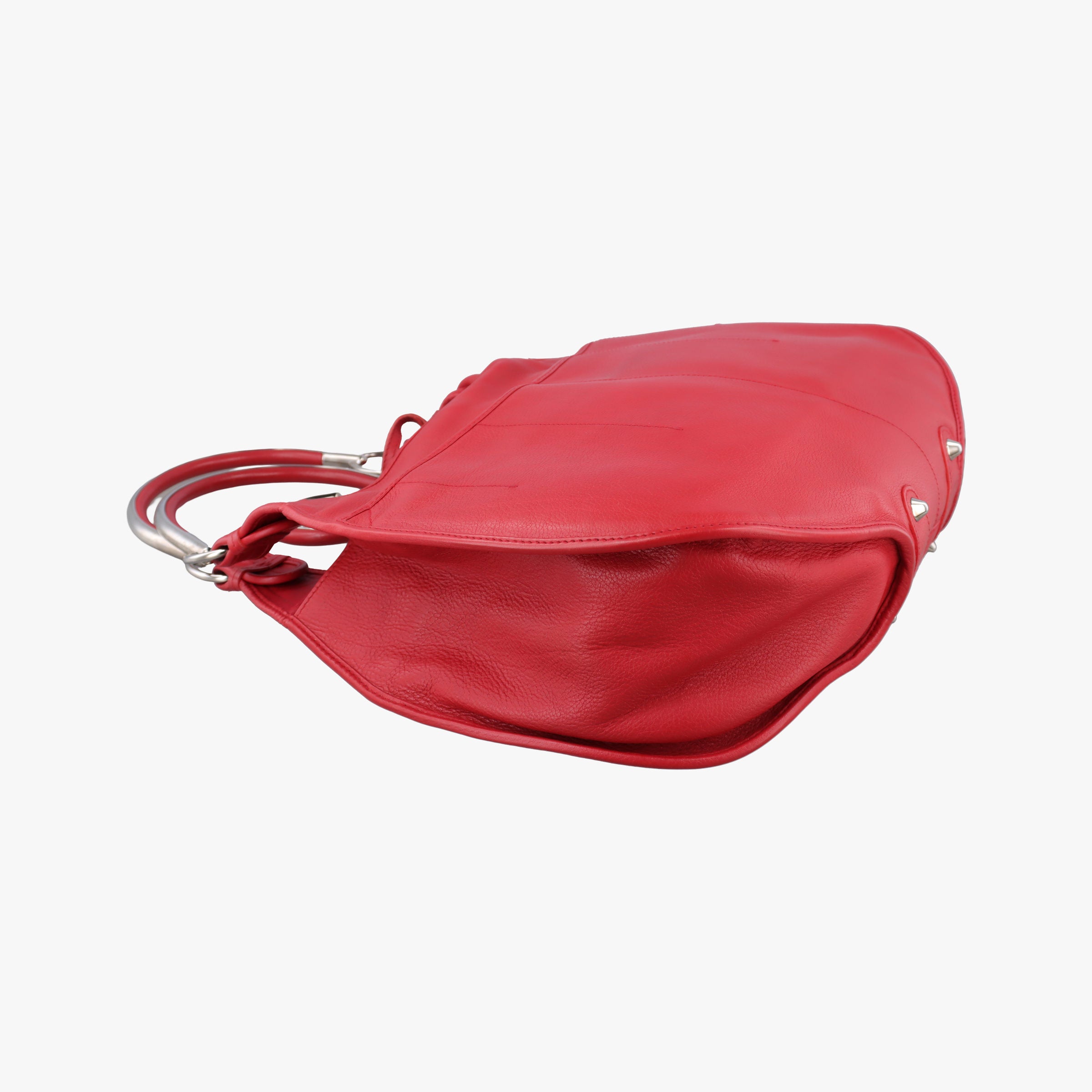 Pre-owned Christian Dior Hobo Red Leather  handbag | stylenewstar