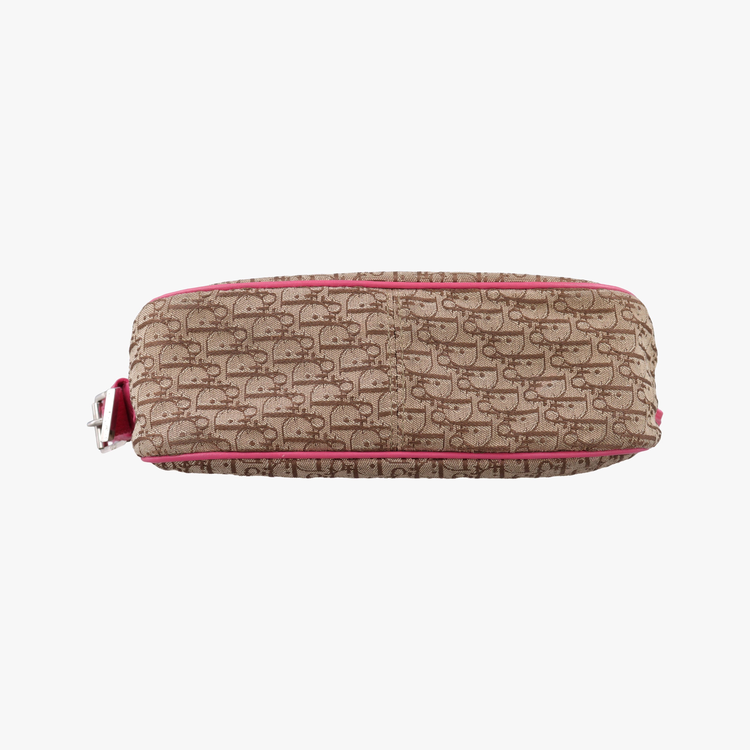 Pre-owned Christian Dior Street Chic Trotter Beige × Rose Red Canvas×Leather  handbag | stylenewstar