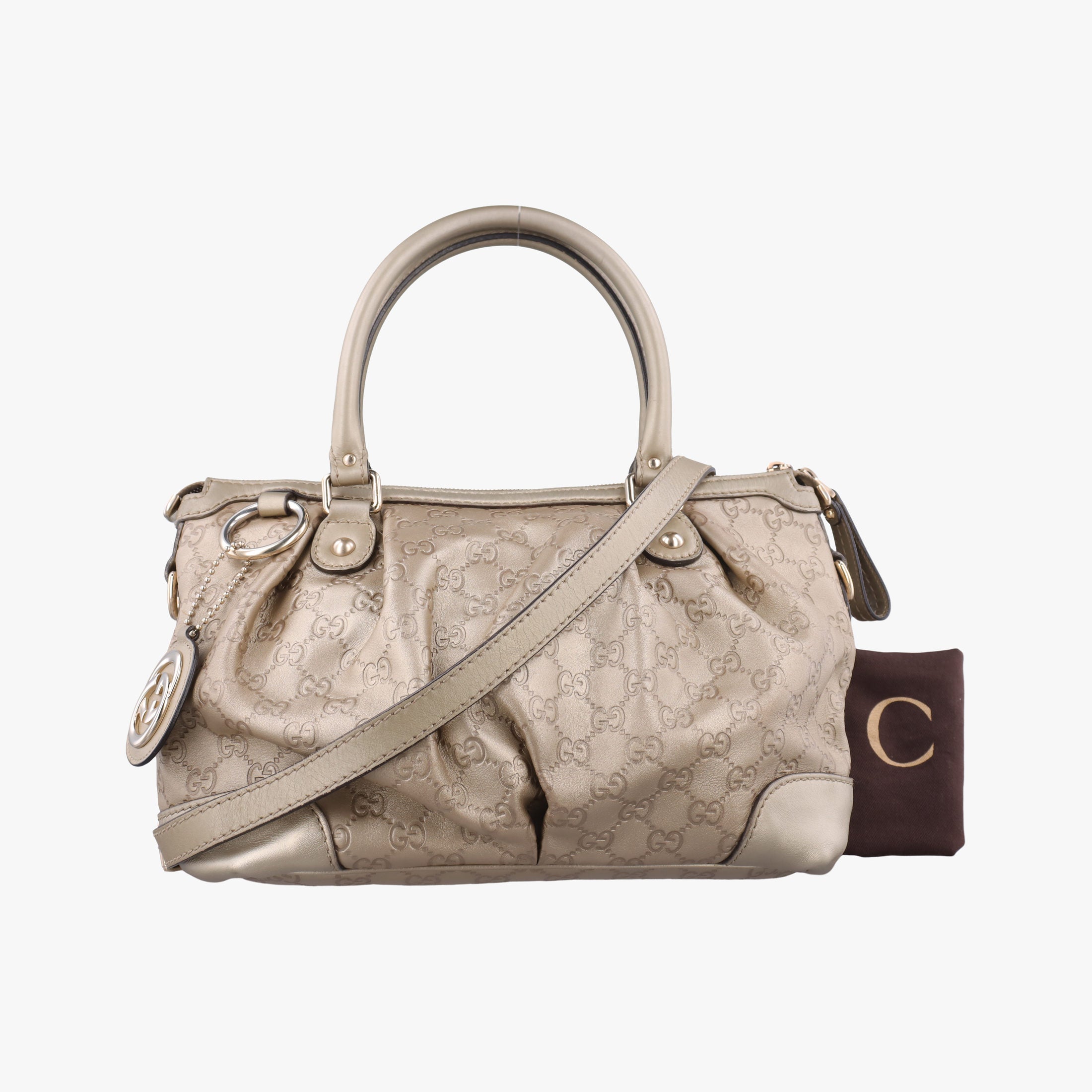 Secondhand Gucci Sukey Golden Leather 247902 shoulderbag | stylenewstar