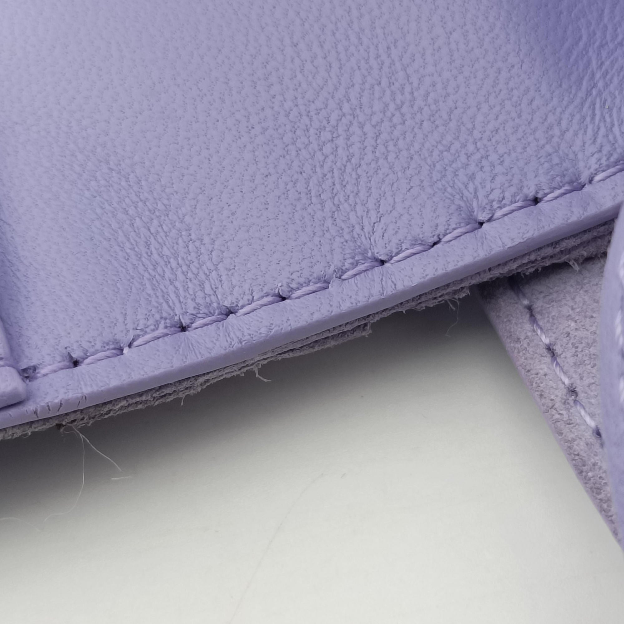 Pre-owned Bottega Veneta Padded Cassette Purple Suede  shoulderbag | stylenewstar