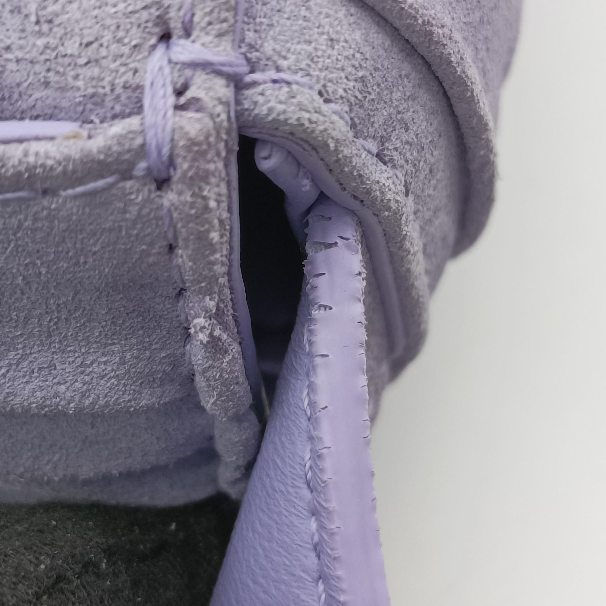Pre-owned Bottega Veneta Padded Cassette Purple Suede  shoulderbag | stylenewstar
