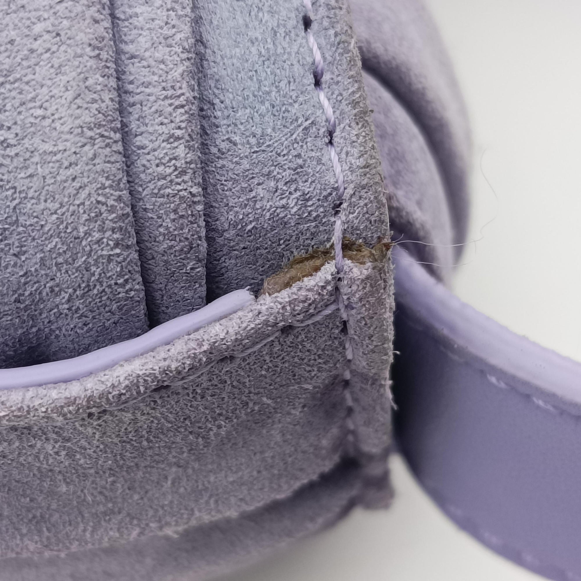 Pre-owned Bottega Veneta Padded Cassette Purple Suede  shoulderbag | stylenewstar