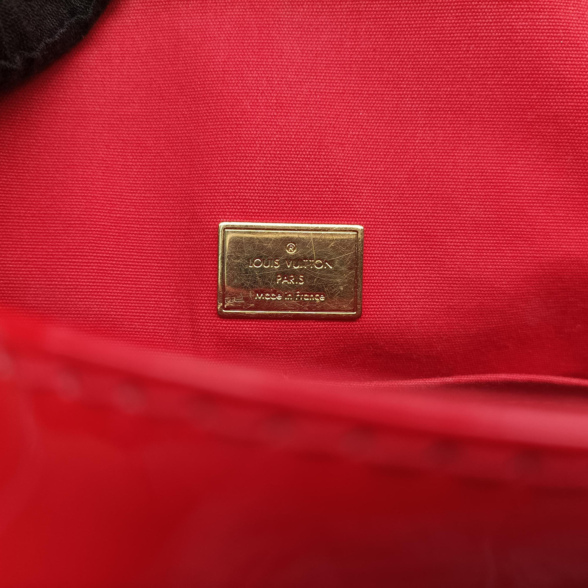 Pre-owned Louis Vuitton PASADENA CERISE Vernis M90944 shoulderbag | stylenewstar