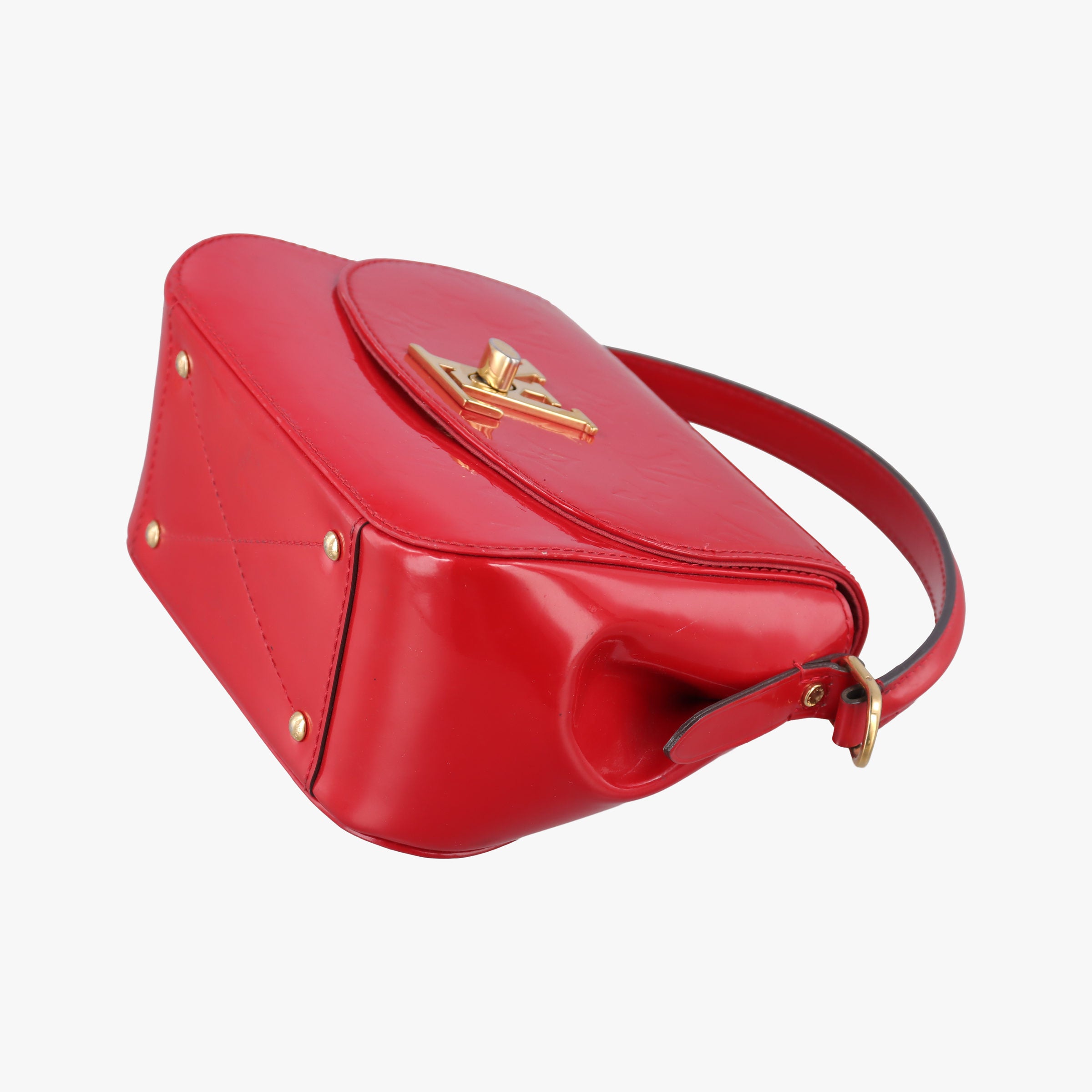 Pre-owned Louis Vuitton PASADENA CERISE Vernis M90944 shoulderbag | stylenewstar