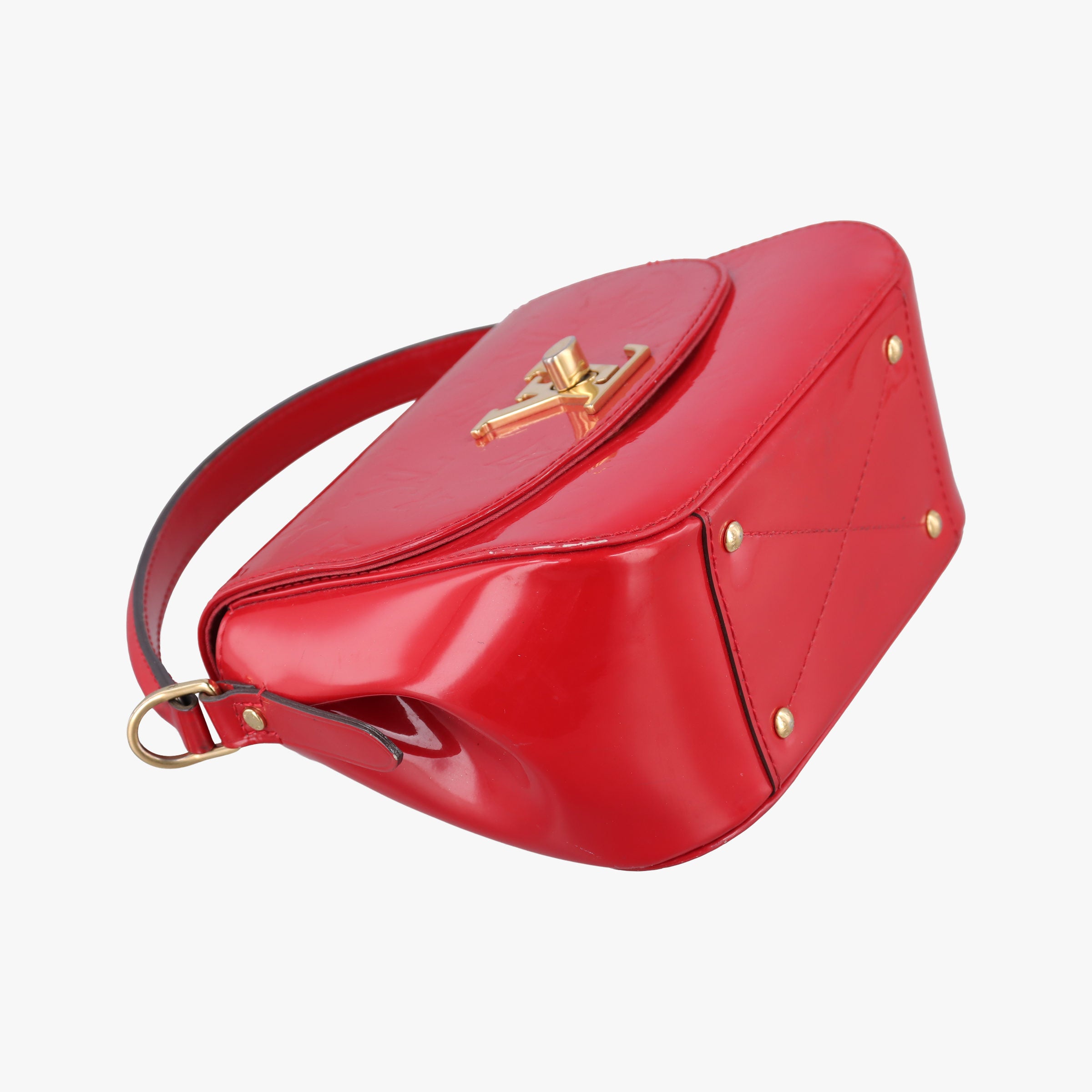 Pre-owned Louis Vuitton PASADENA CERISE Vernis M90944 shoulderbag | stylenewstar