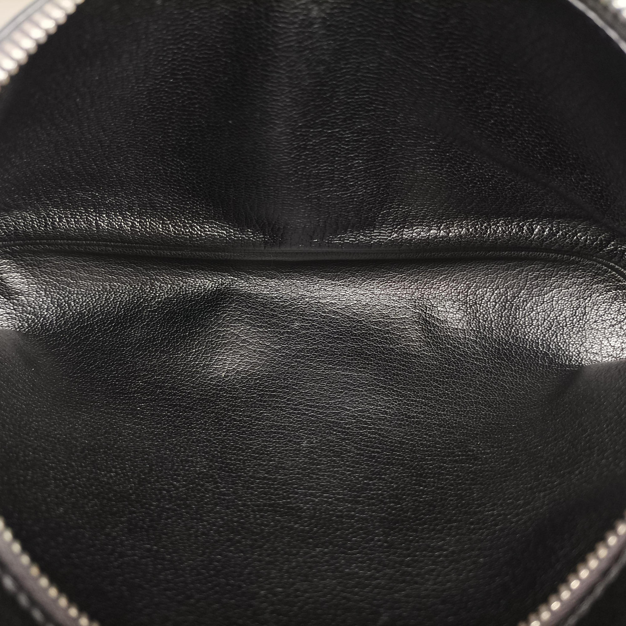Pre-owned Hermes Chiquita 90 Black Evergrain Leather  bum bag/waist bag | stylenewstar