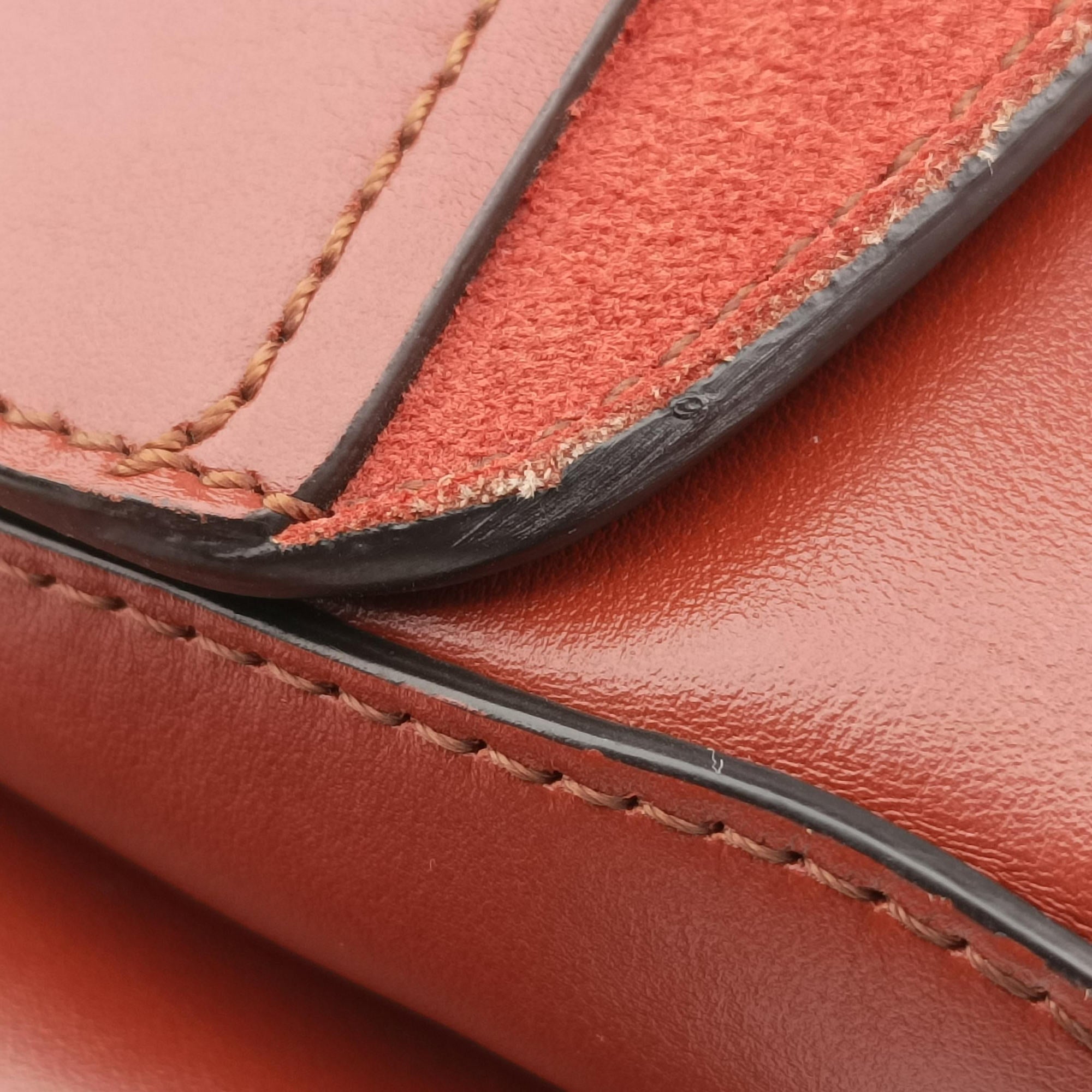 Pre-owned Chloe Chloe C Brown Leather × Suede  bum bag/waist bag | stylenewstar