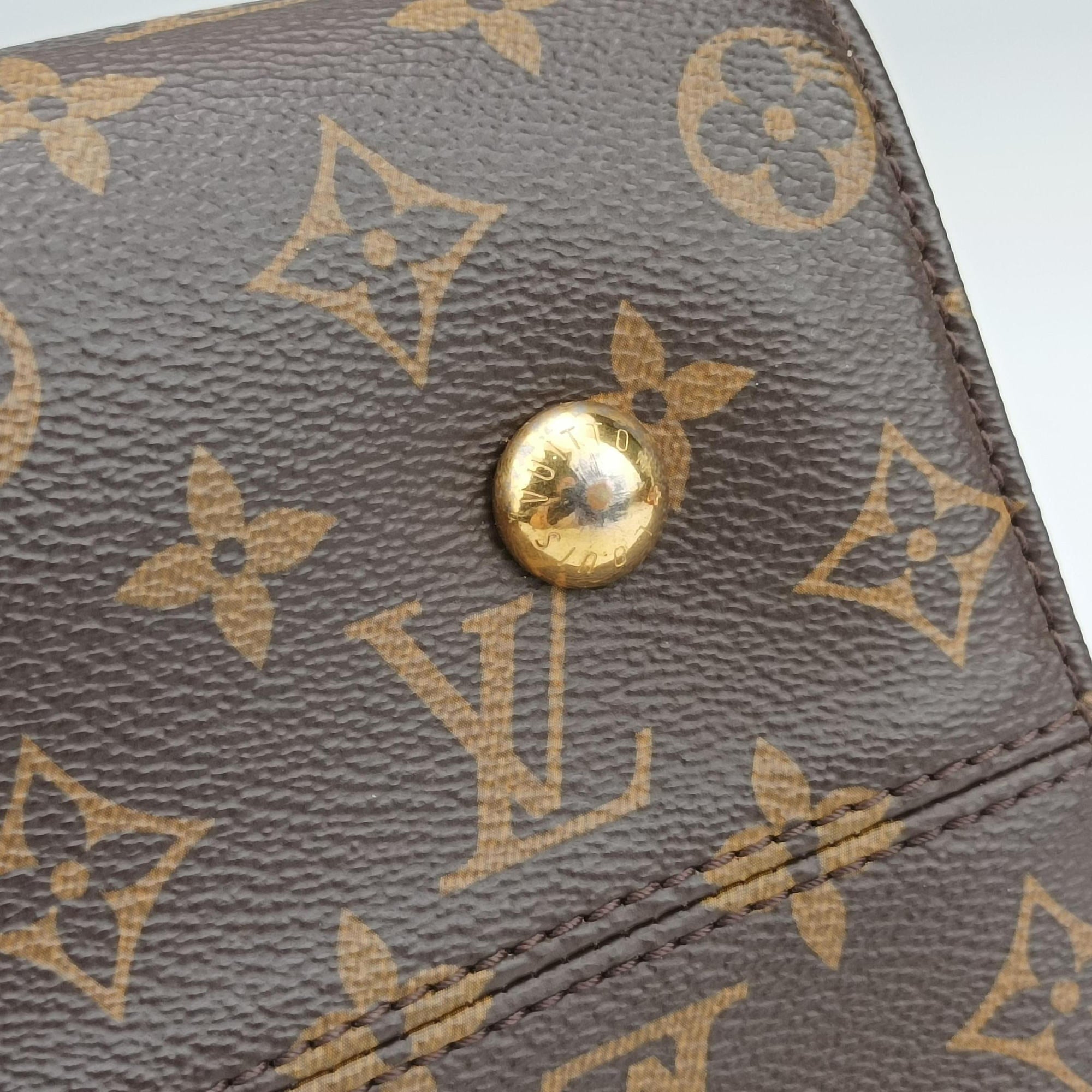 Pre-owned Louis Vuitton TUILERIES tote Brown×Coquelicot Monogram Canvas×calf leather M43795 shoulderbag | stylenewstar