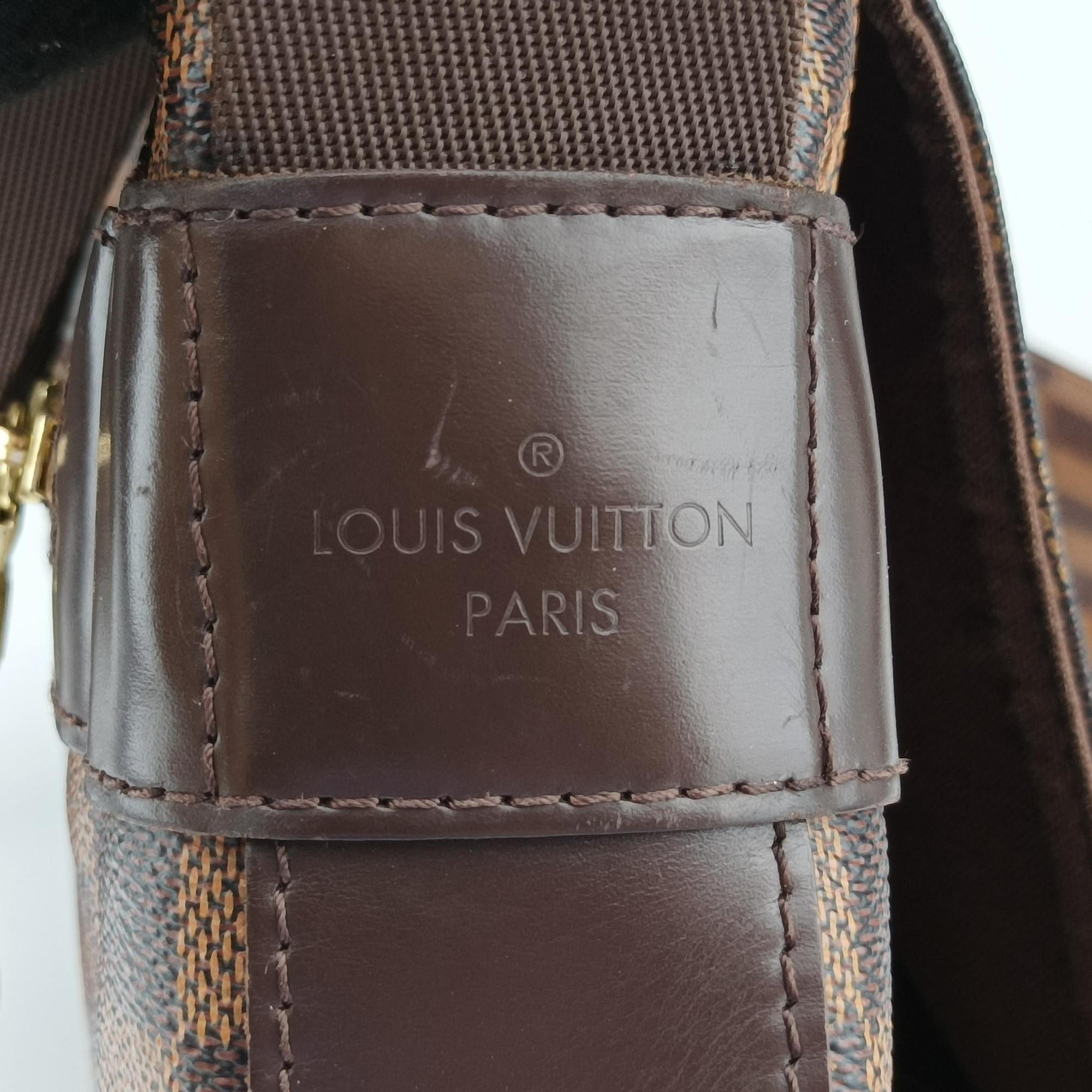 Secondhand Louis Vuitton Bastille Messenger EBENE Damier Canvas N45258 shoulderbag | stylenewstar
