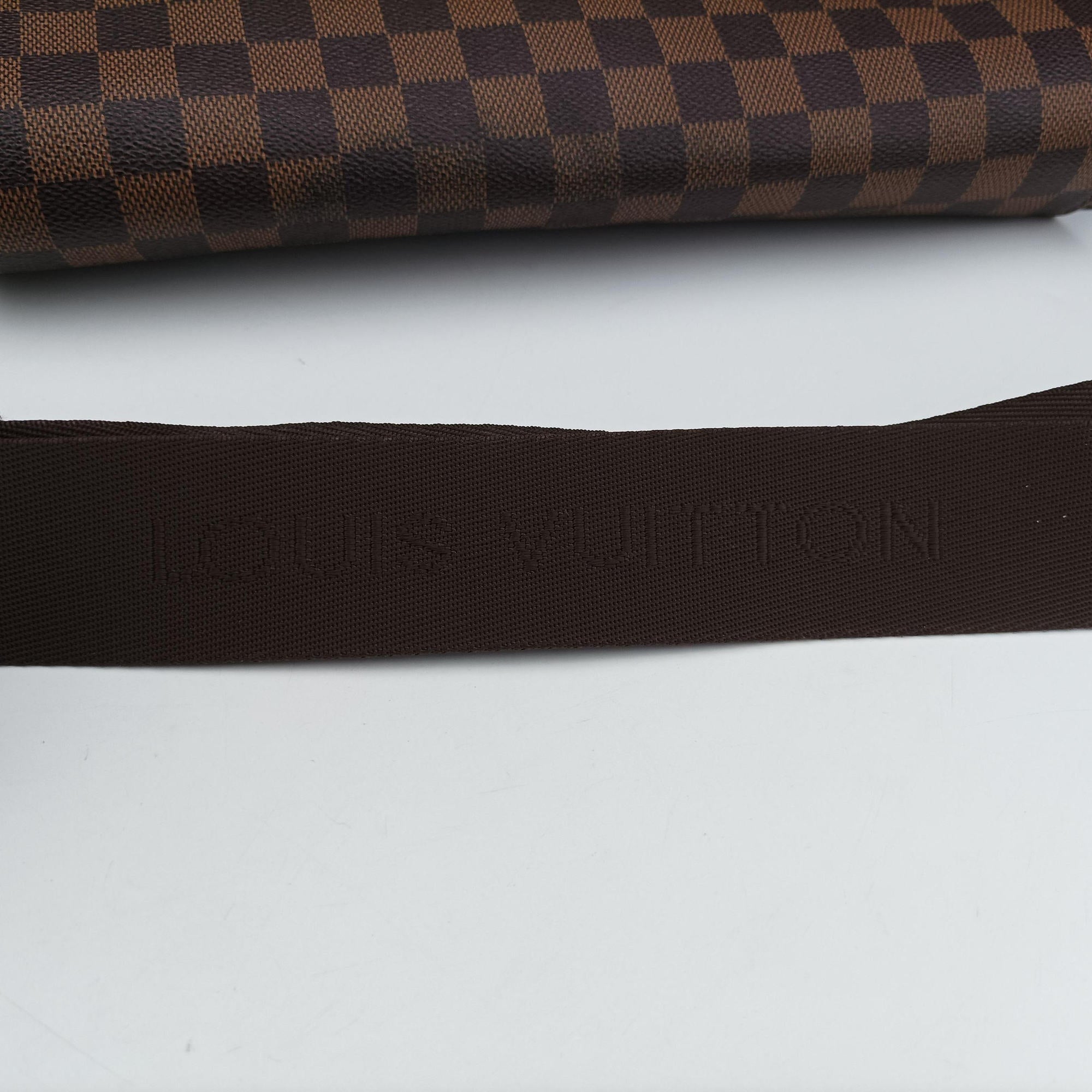 Secondhand Louis Vuitton Bastille Messenger EBENE Damier Canvas N45258 shoulderbag | stylenewstar