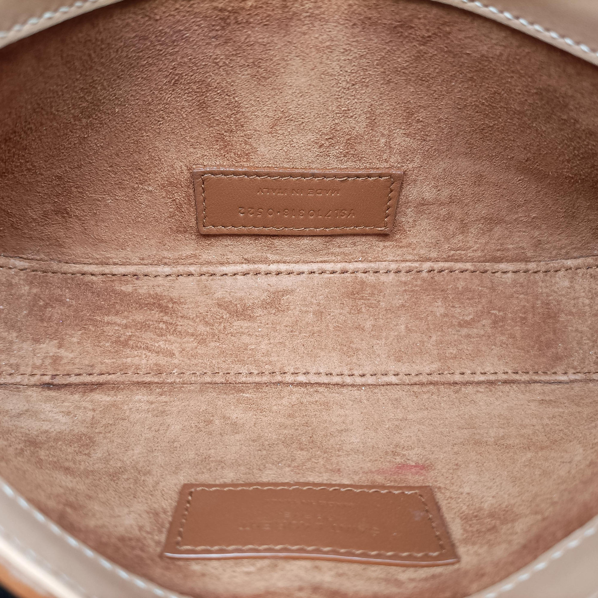 Pre-owned Yves Saint Laurent LE5A7Hobo Camel Leather 710318 handbag | stylenewstar