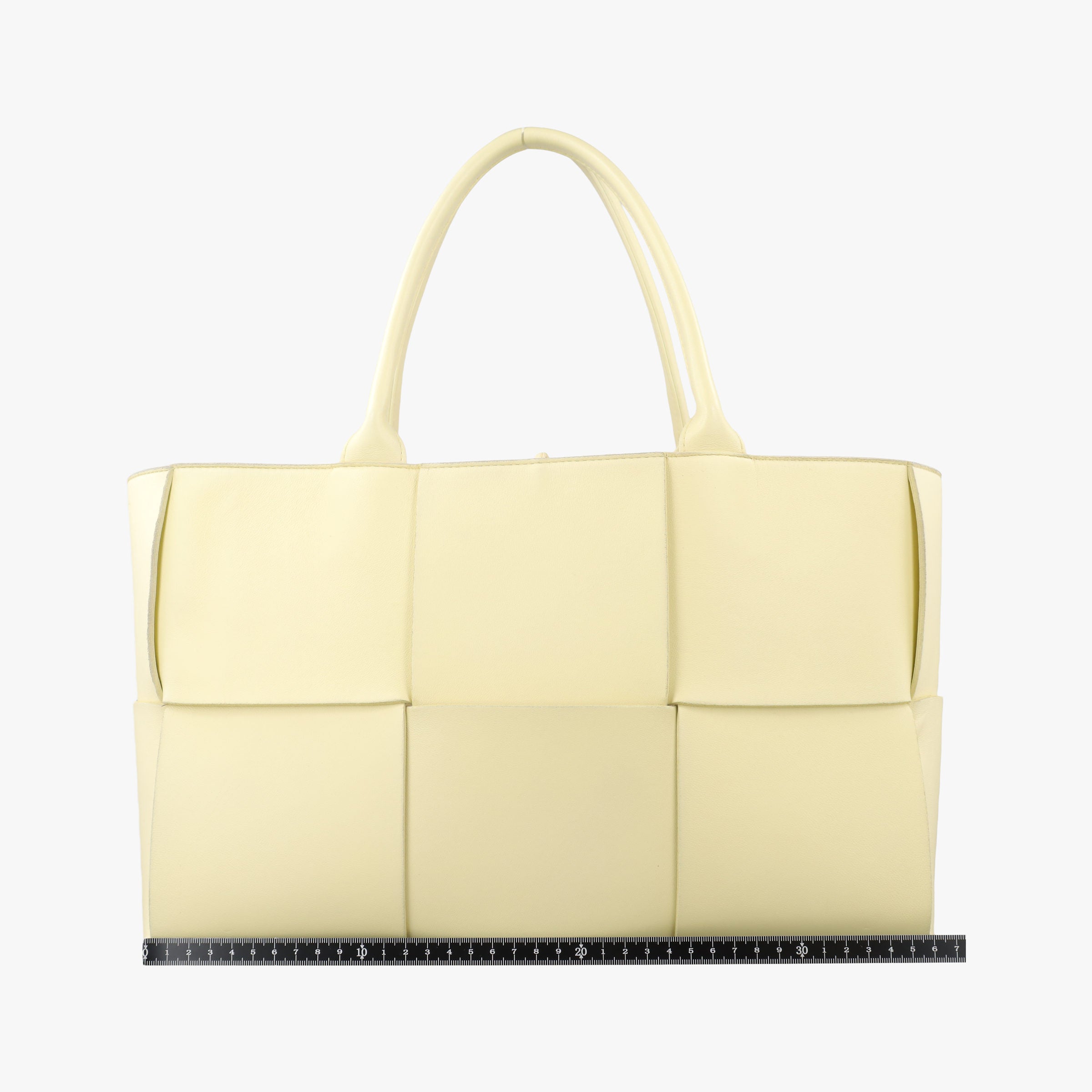 Secondhand Bottega Veneta THE ARCO Tote small Yellow lambskin  handbag | stylenewstar