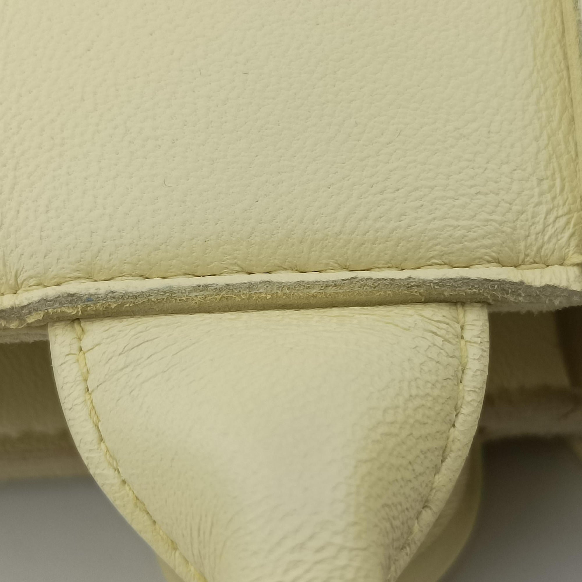 Secondhand Bottega Veneta THE ARCO Tote small Yellow lambskin  handbag | stylenewstar