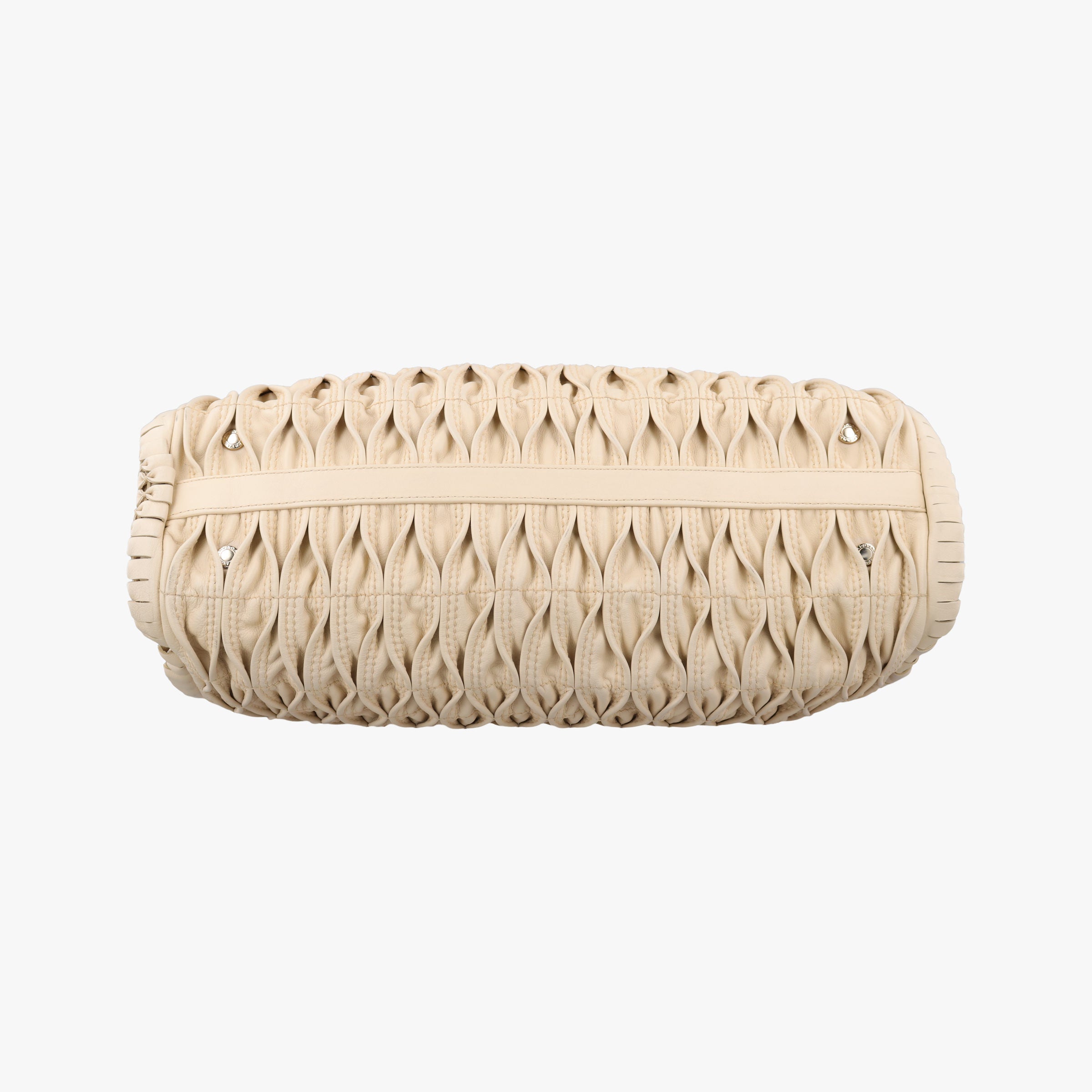 Pre-owned Bvlgari Monete Beige leather  shoulderbag | stylenewstar