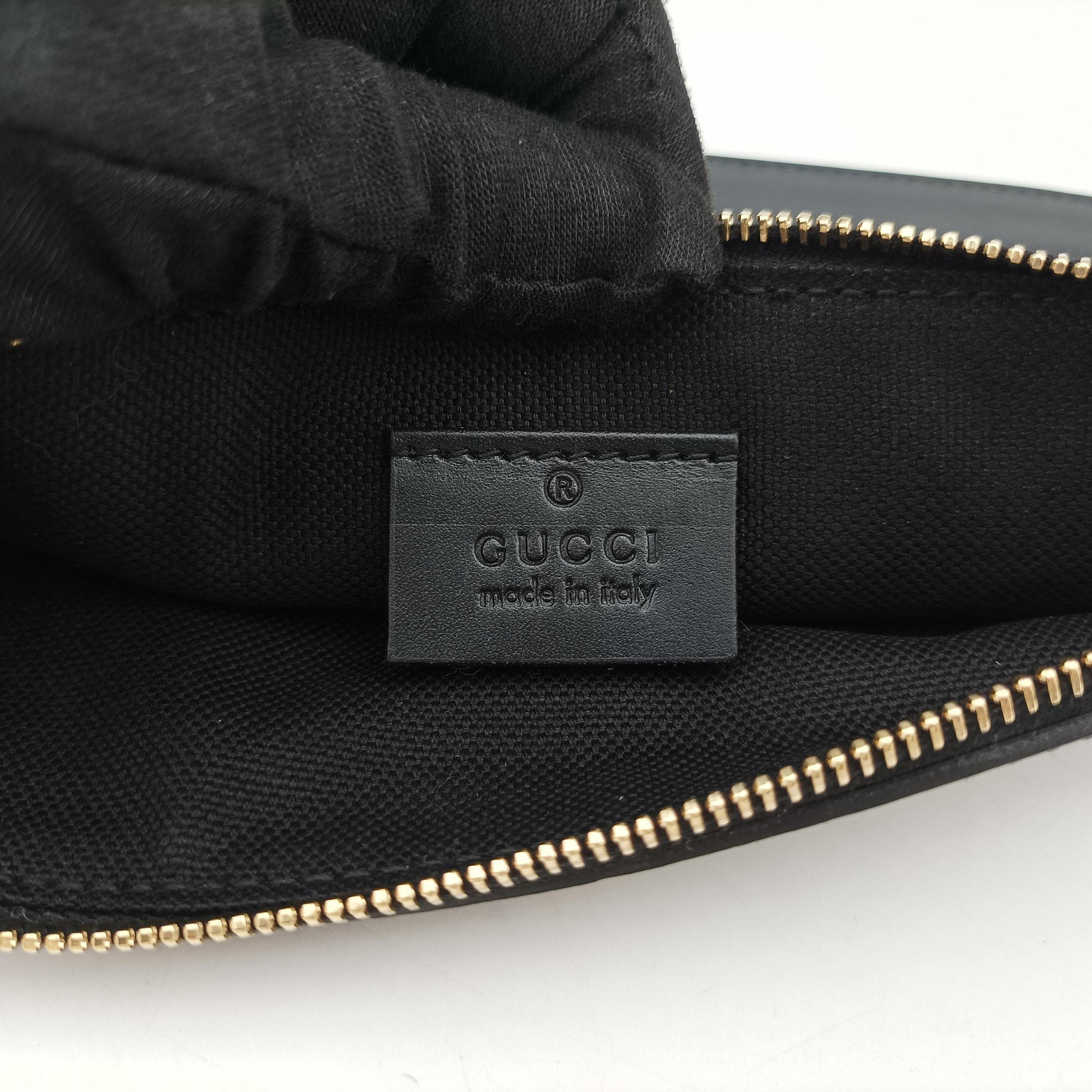 Pre-owned Gucci GG Craft Black canvas 247209 handbag | stylenewstar
