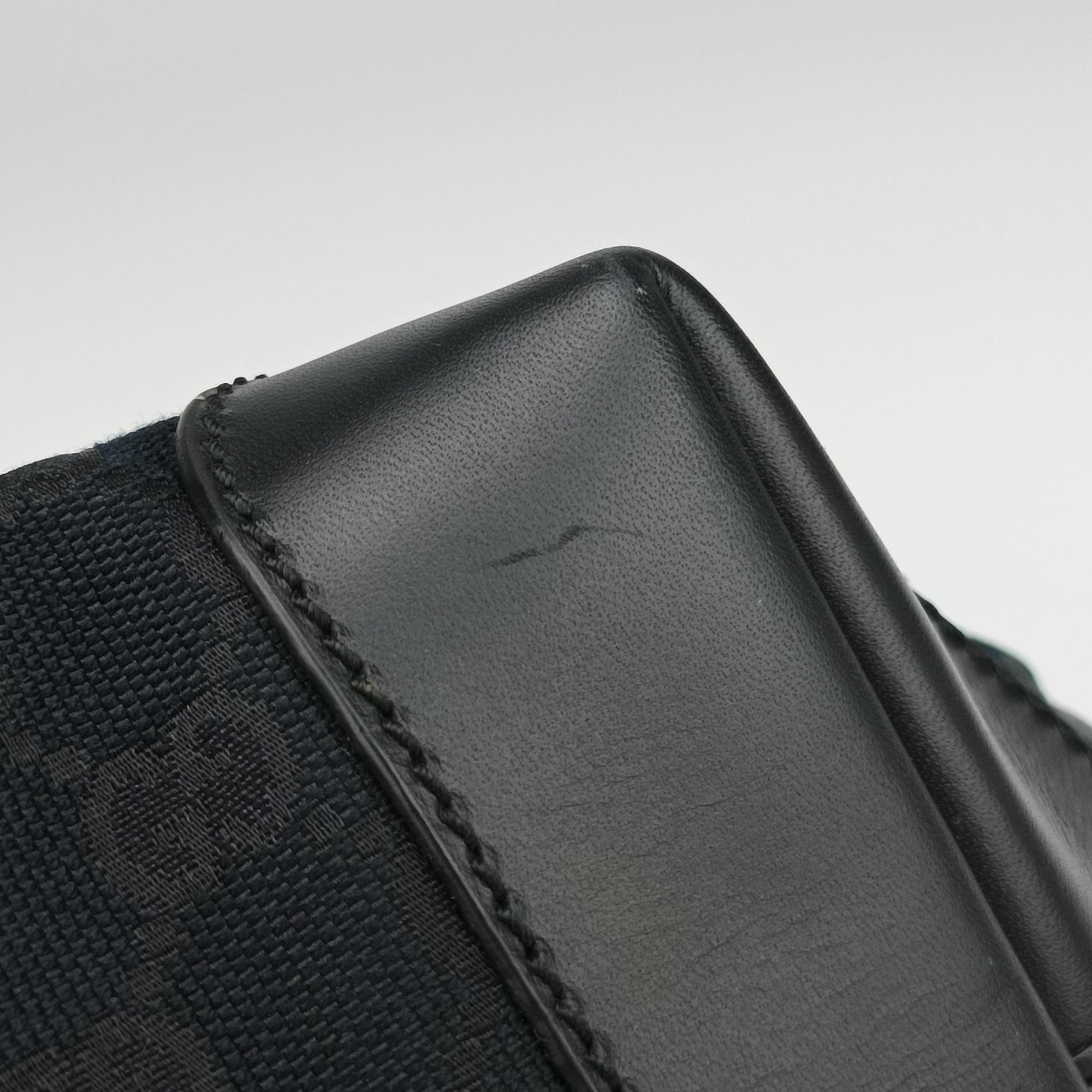 Pre-owned Gucci GG Craft Black canvas 247209 handbag | stylenewstar
