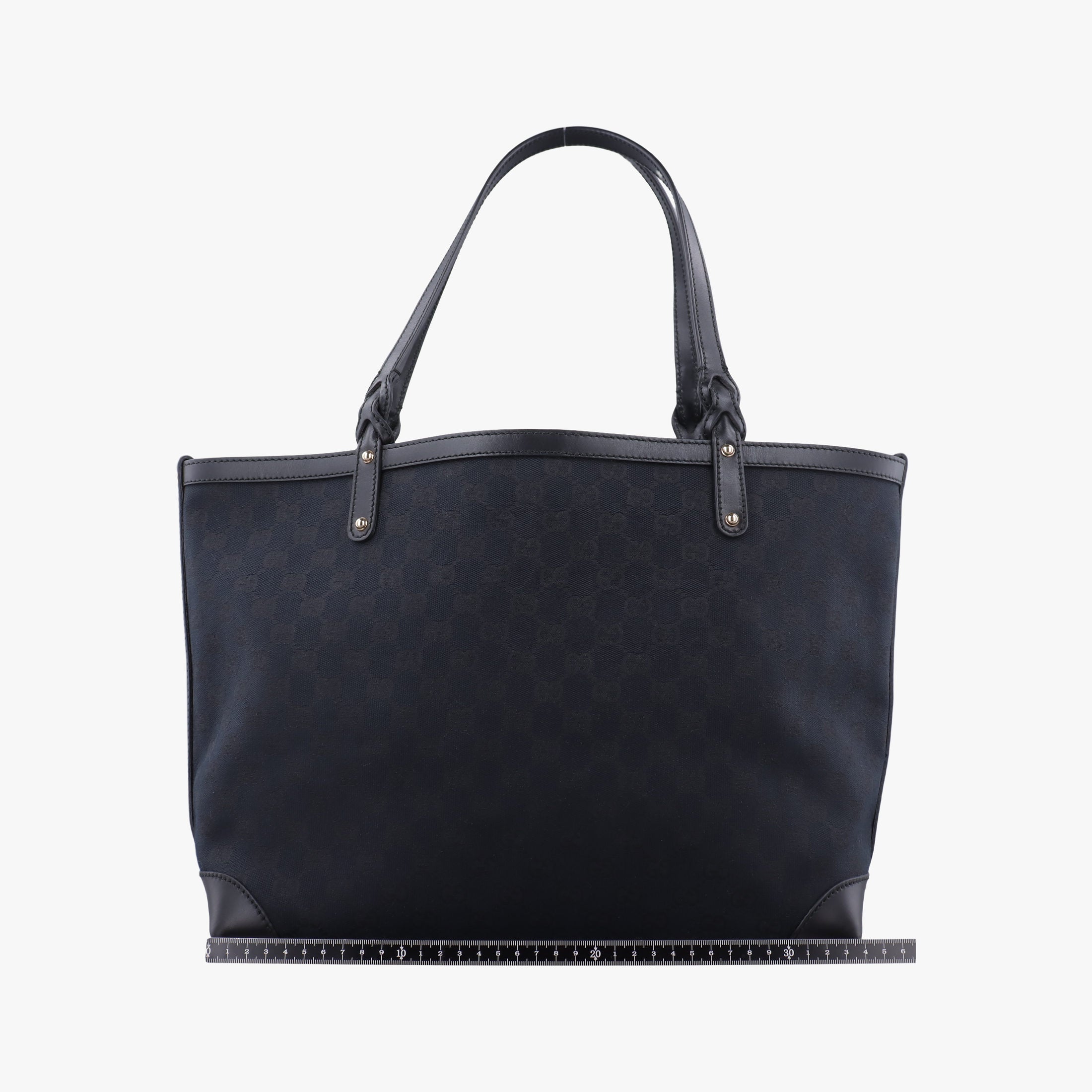 Pre-owned Gucci GG Craft Black canvas 247209 handbag | stylenewstar