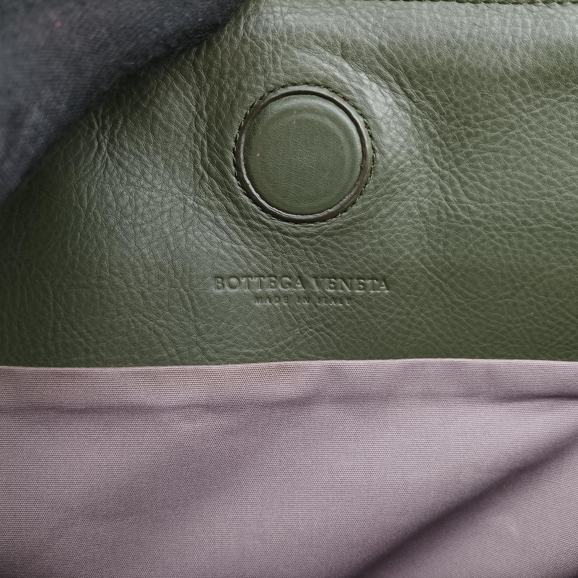 Pre-owned Bottega Veneta Intrecciato Green Leather  handbag | stylenewstar