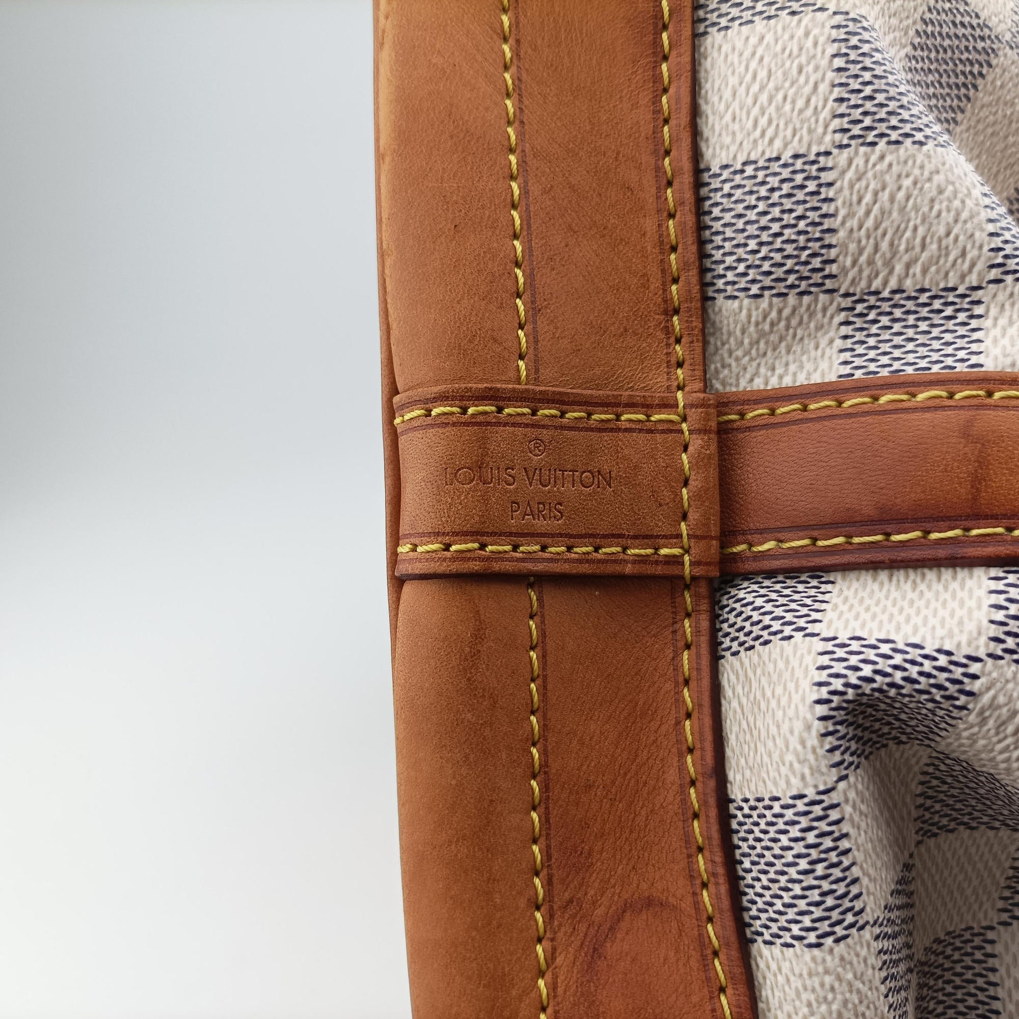 Pre-owned Louis Vuitton Noe AZUR Damier Canvas N42222 shoulderbag | stylenewstar