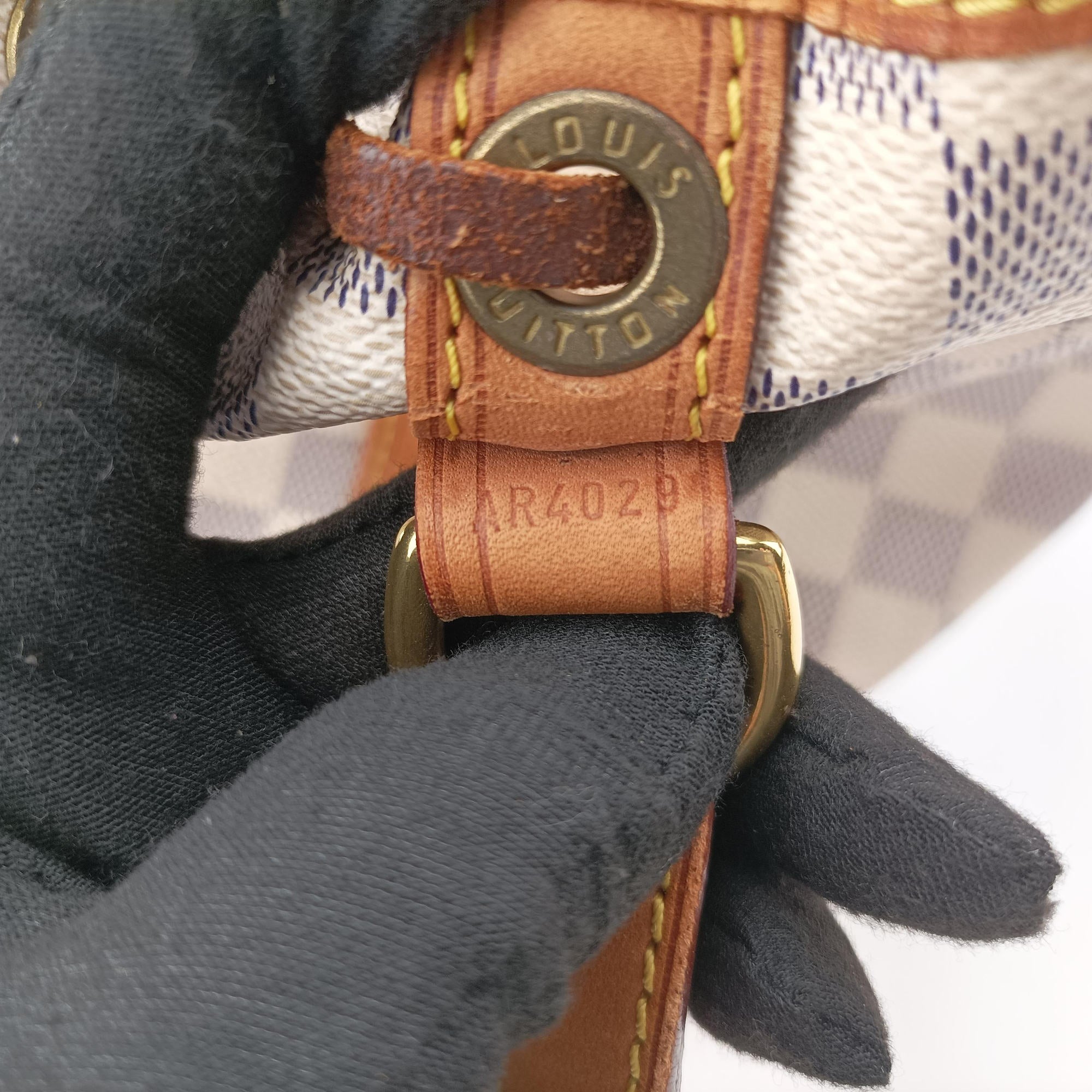 Pre-owned Louis Vuitton Noe AZUR Damier Canvas N42222 shoulderbag | stylenewstar