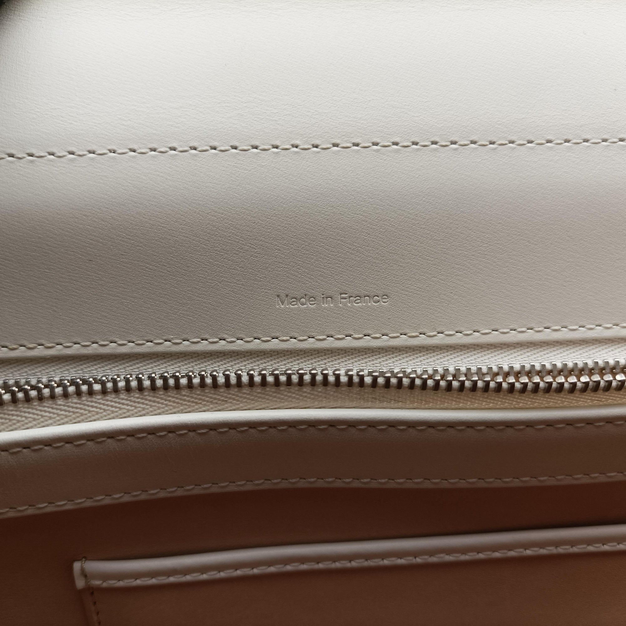 Pre-owned Delvaux Brillant White Leather  shoulderbag | stylenewstar