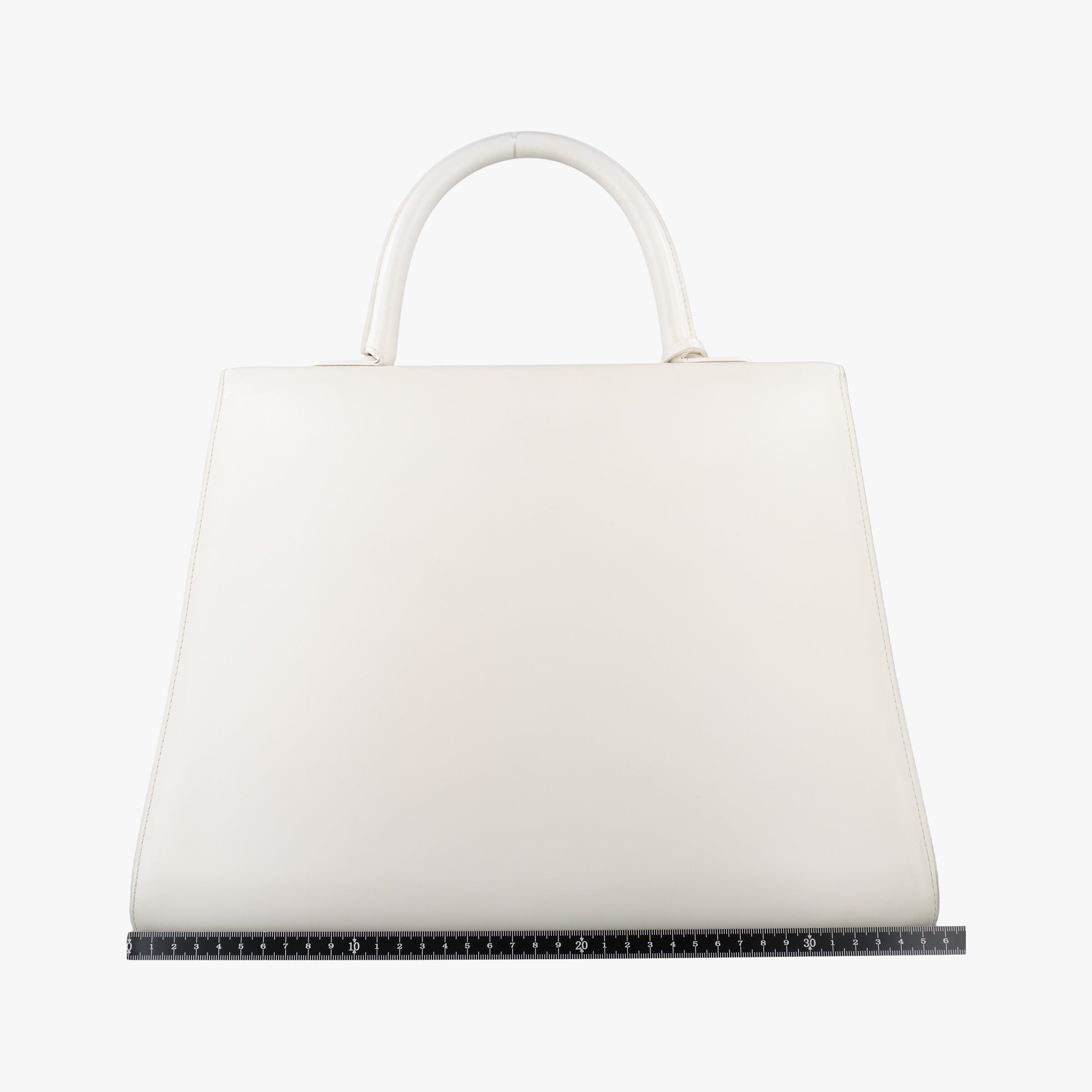 Pre-owned Delvaux Brillant White Leather  shoulderbag | stylenewstar