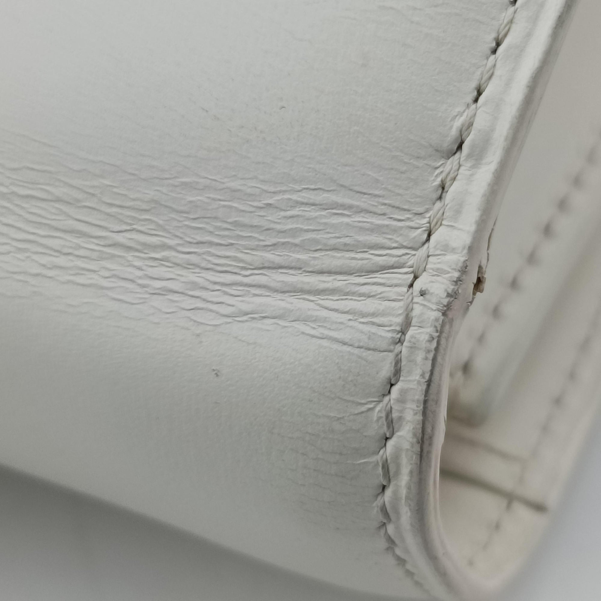 Pre-owned Delvaux Brillant White Leather  shoulderbag | stylenewstar