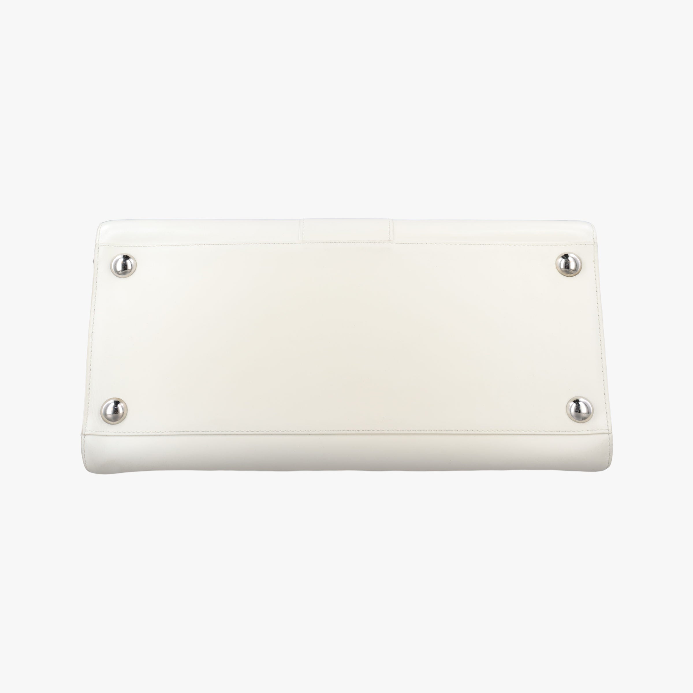 Pre-owned Delvaux Brillant White Leather  shoulderbag | stylenewstar