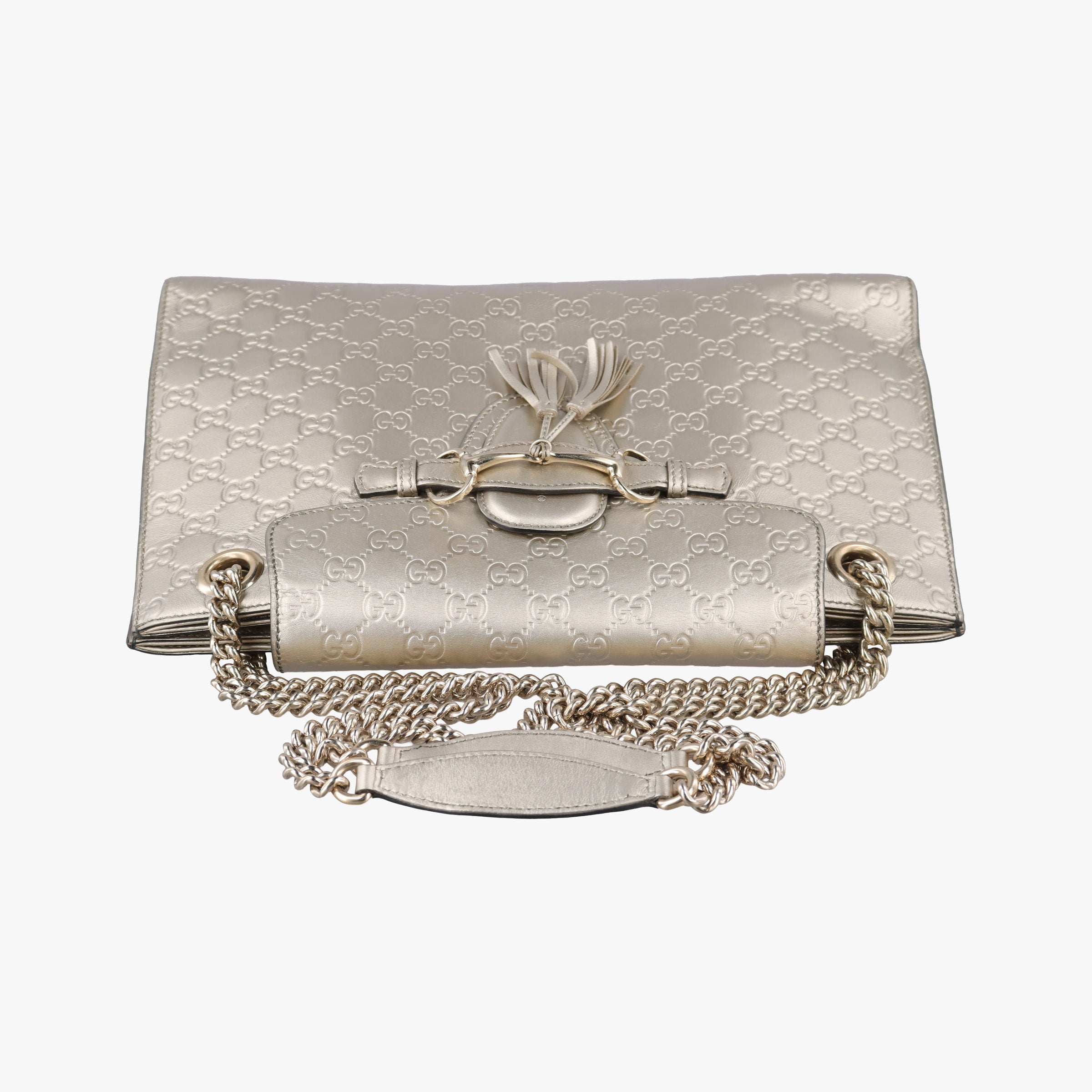 Secondhand Gucci Emily Golden Leather 295403 shoulderbag | stylenewstar